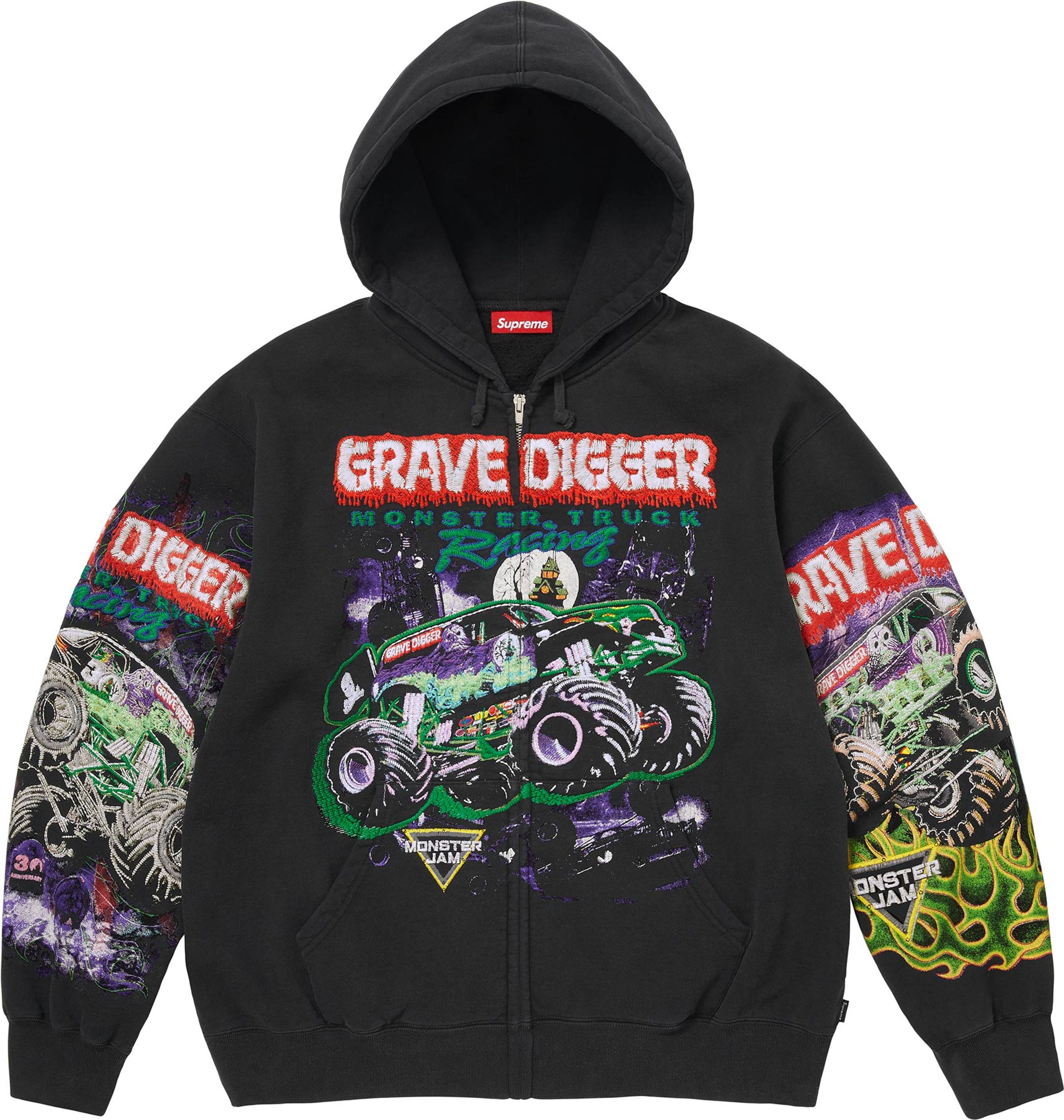 Supreme(シュプリーム) 2026SS Week16 Grave Digger Zip Up Hooded Sweatshirt
