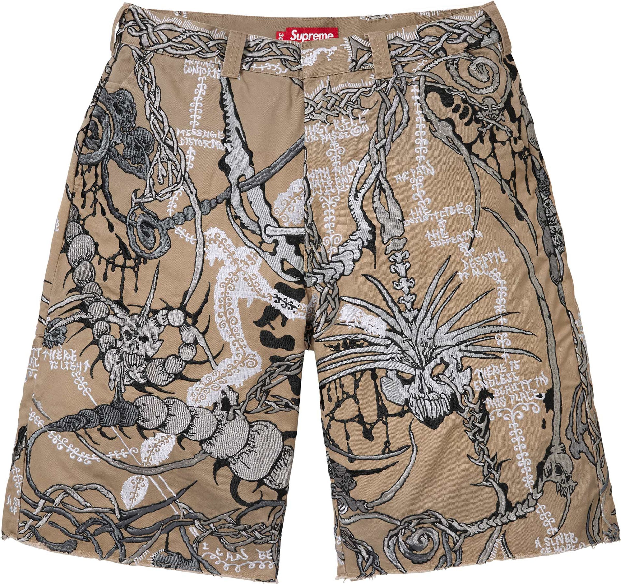 Supreme(シュプリーム) 2026SS Week17 Wombat Embroidered Work Short