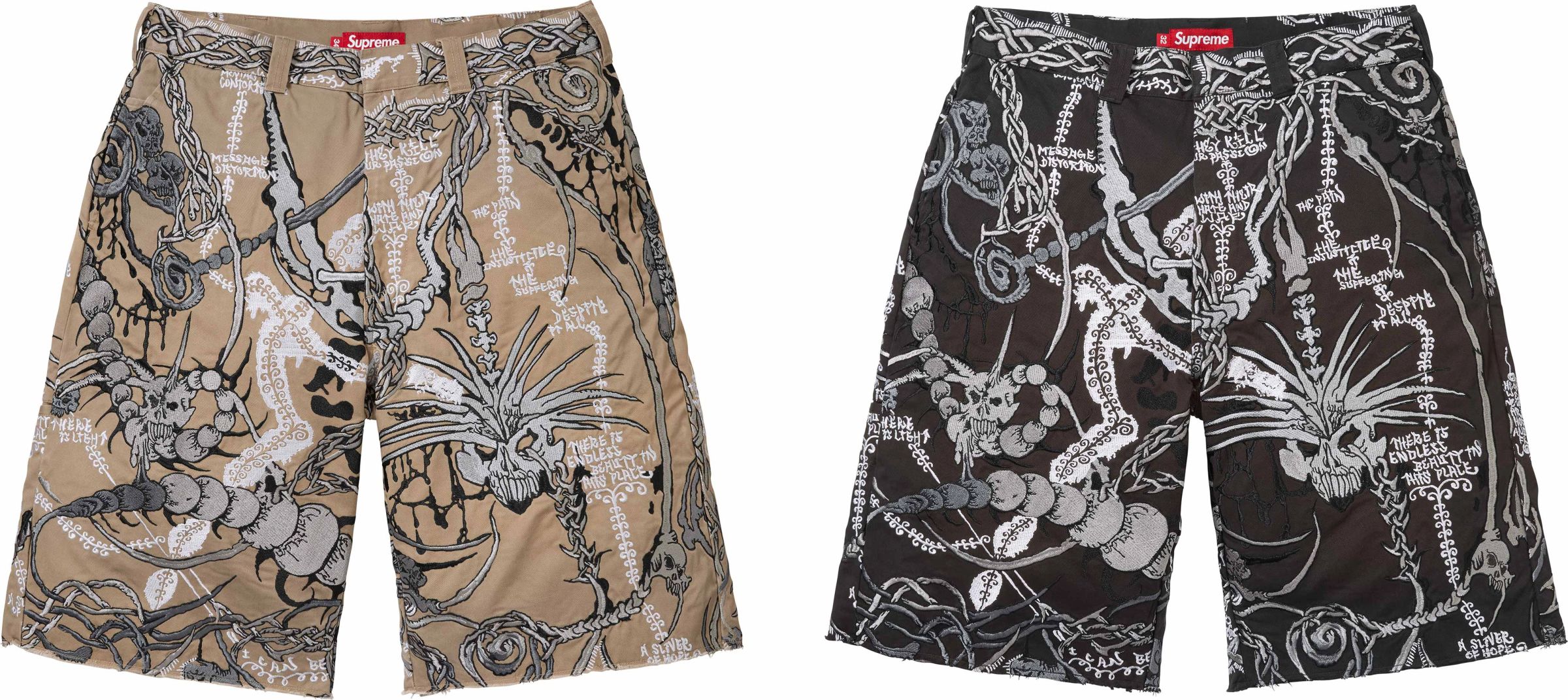 Supreme(シュプリーム) 2026SS Week17 Wombat Embroidered Work Short