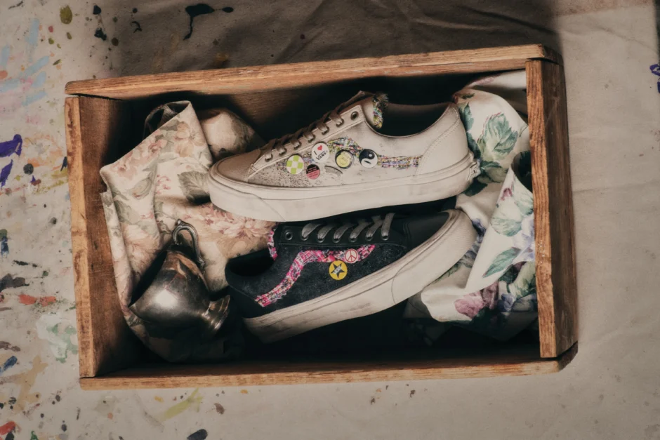 Vans PREMIUM Old Skool 36 Souvenir faded black （ヴァンズ プレミアム オールドスクール 36 スーベニア フェイデッドブラック）VN000E8VEMV