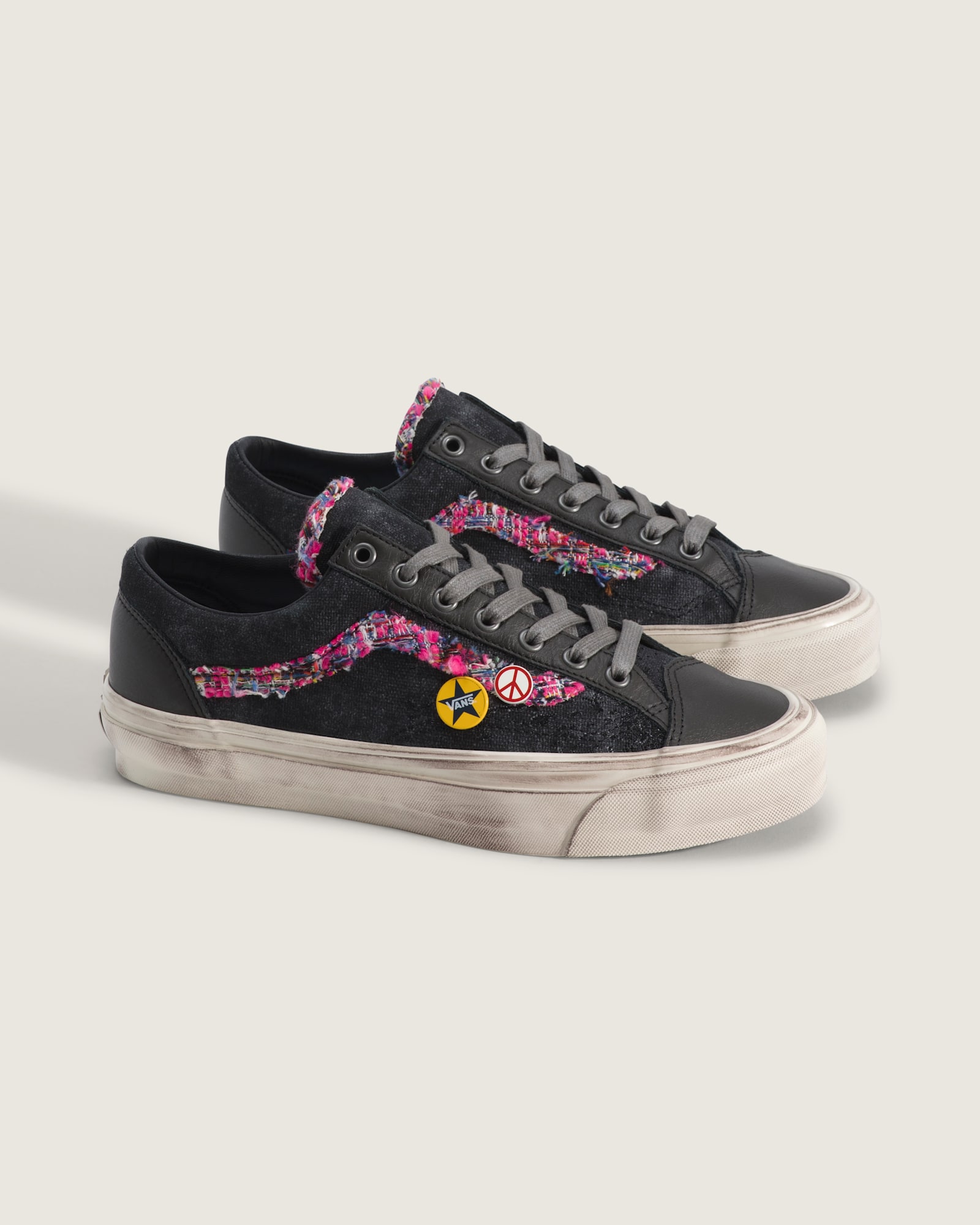 Vans PREMIUM Old Skool 36 Souvenir faded black (ヴァンズ プレミアム オールドスクール 36 スーベニア フェイデッドブラック)VN000E8VEMV