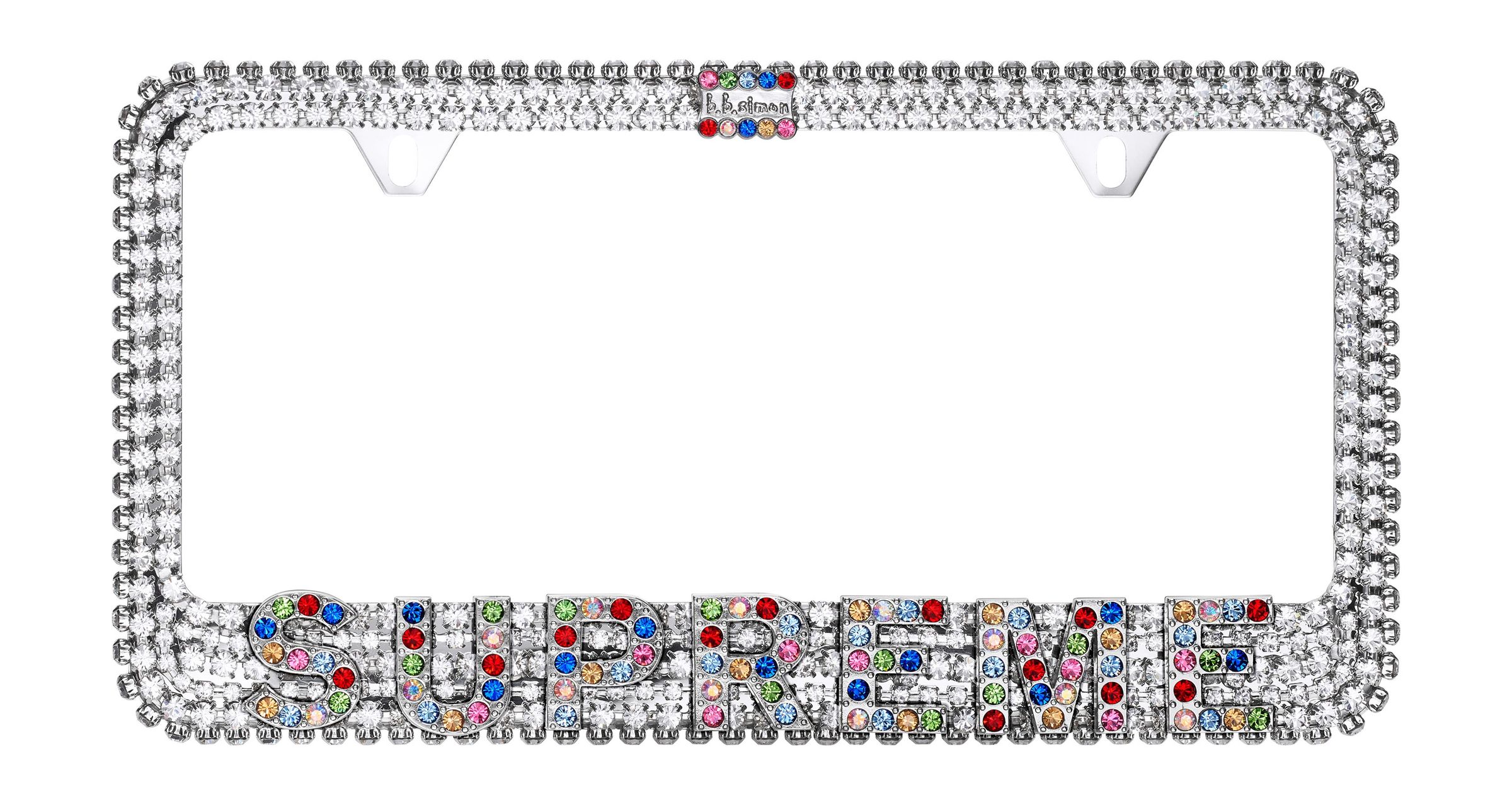 Supreme(シュプリーム) 2026FW Week1 Supreme®/b.b. Simon® License Plate Frame