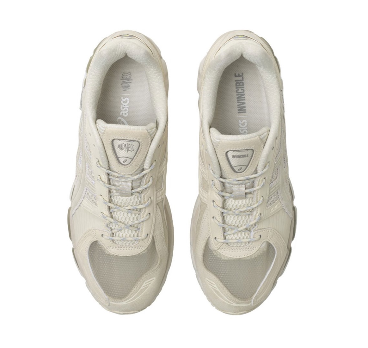 ASICS × INVINCIBLE × MADNESS GEL-KAYANO 12.1 Vanilla/Vanilla)(アシックス x インビンシブル x マッドネス ゲルカヤノ 12.1 ヴァニラ/ヴァニラ)1203B150-250
