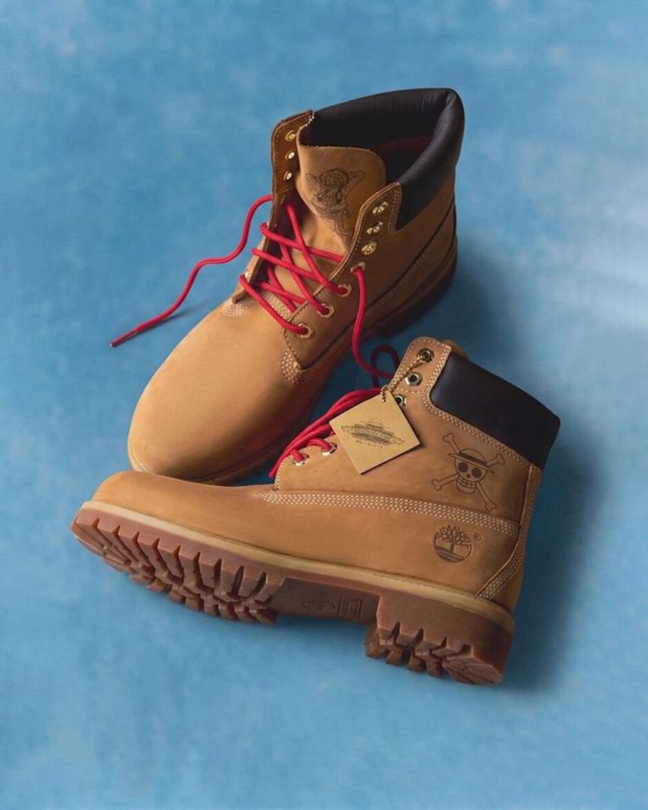 ONE PIECE × Timberland（ワンピース × ティンバーランド）コラボ 6インチ プレミアム ウォータープルーフ ブーツ ルフィ
