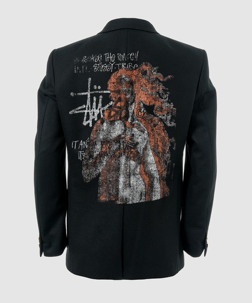 eYe JUNYA WATANABE MAN x Stüssy 2026AW(ステューシー x アイ ジュンヤワタナベ マン)コラボ|Stussy W-NAME「Venus Swirl」BLAZER JACKET