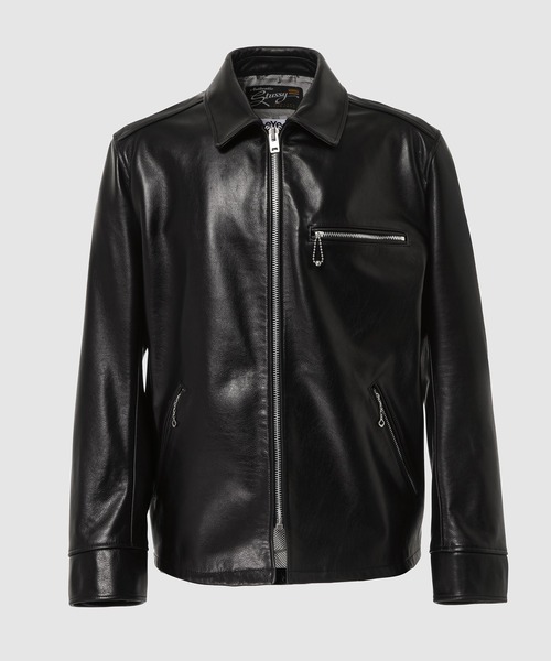 eYe JUNYA WATANABE MAN x Stüssy 2026AW(ステューシー x アイ ジュンヤワタナベ マン)コラボ|Stussy W-NAME『Birth of Venus』PRINT LEATHER JACKET