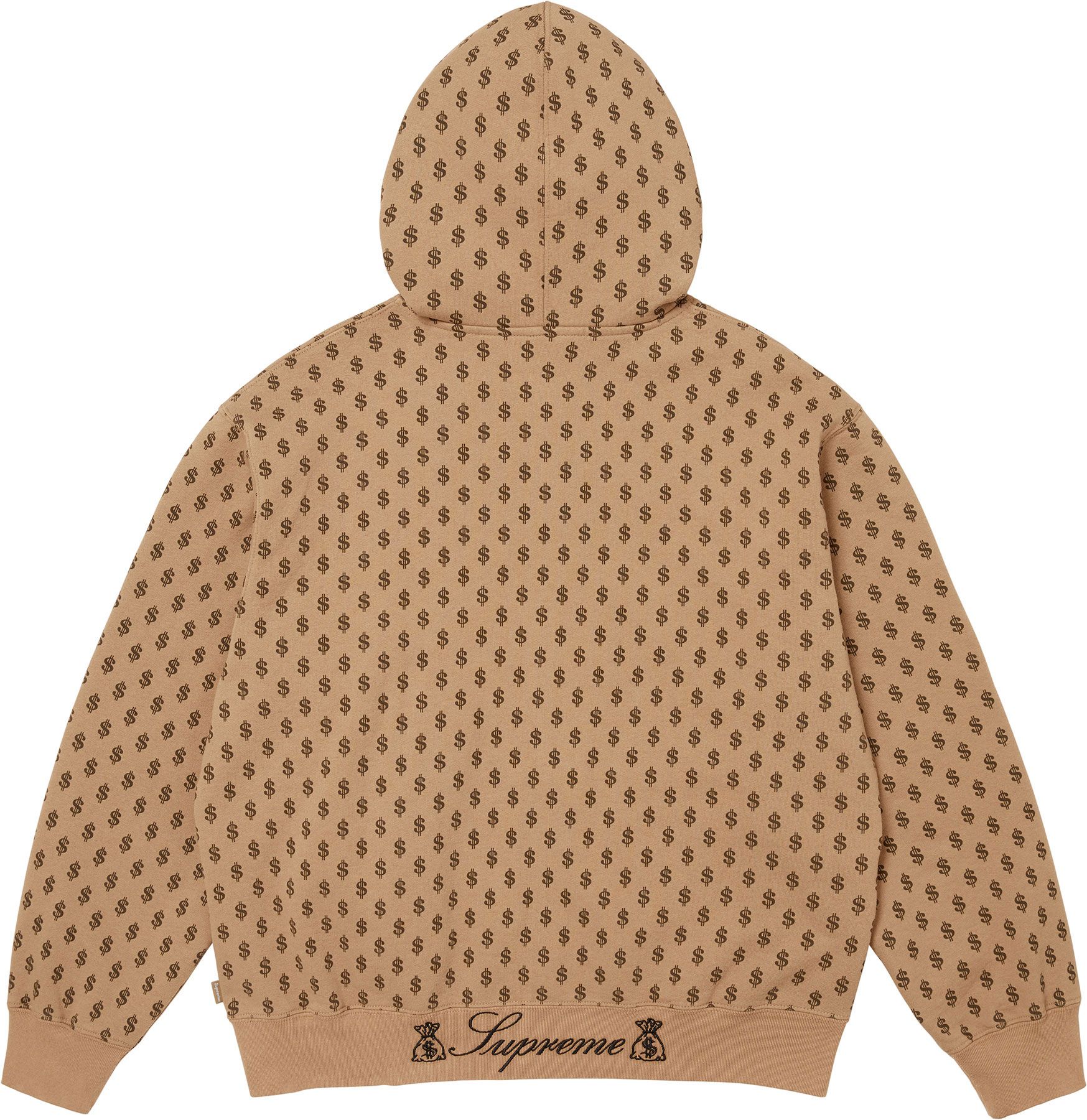 Supreme(シュプリーム) 2026FW Week3 God Over Money Zip Up Hooded Sweatshirt