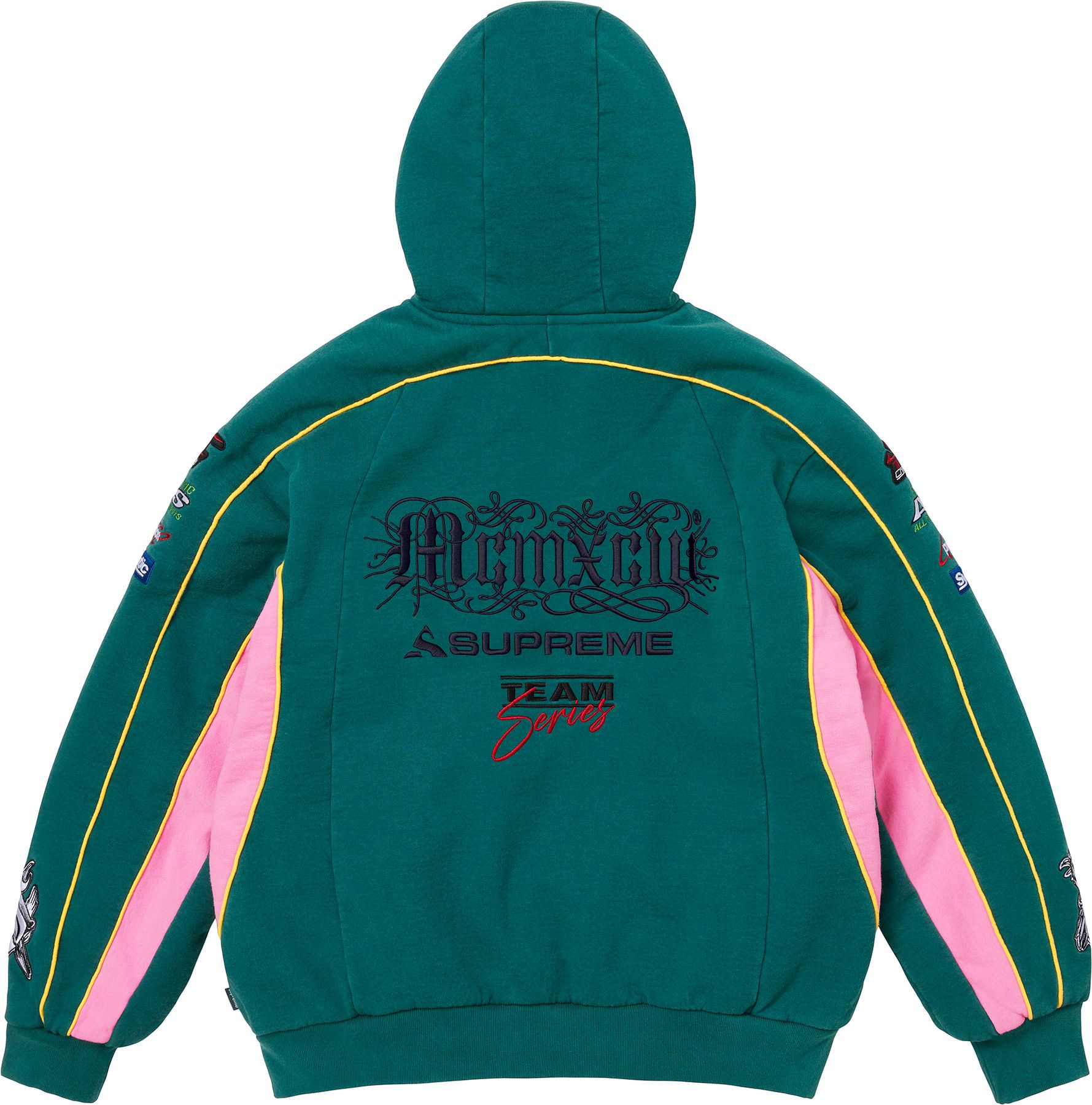 Supreme(シュプリーム) 2026FW Week3 Racing Lined Zip Up Hooded Sweatshirt