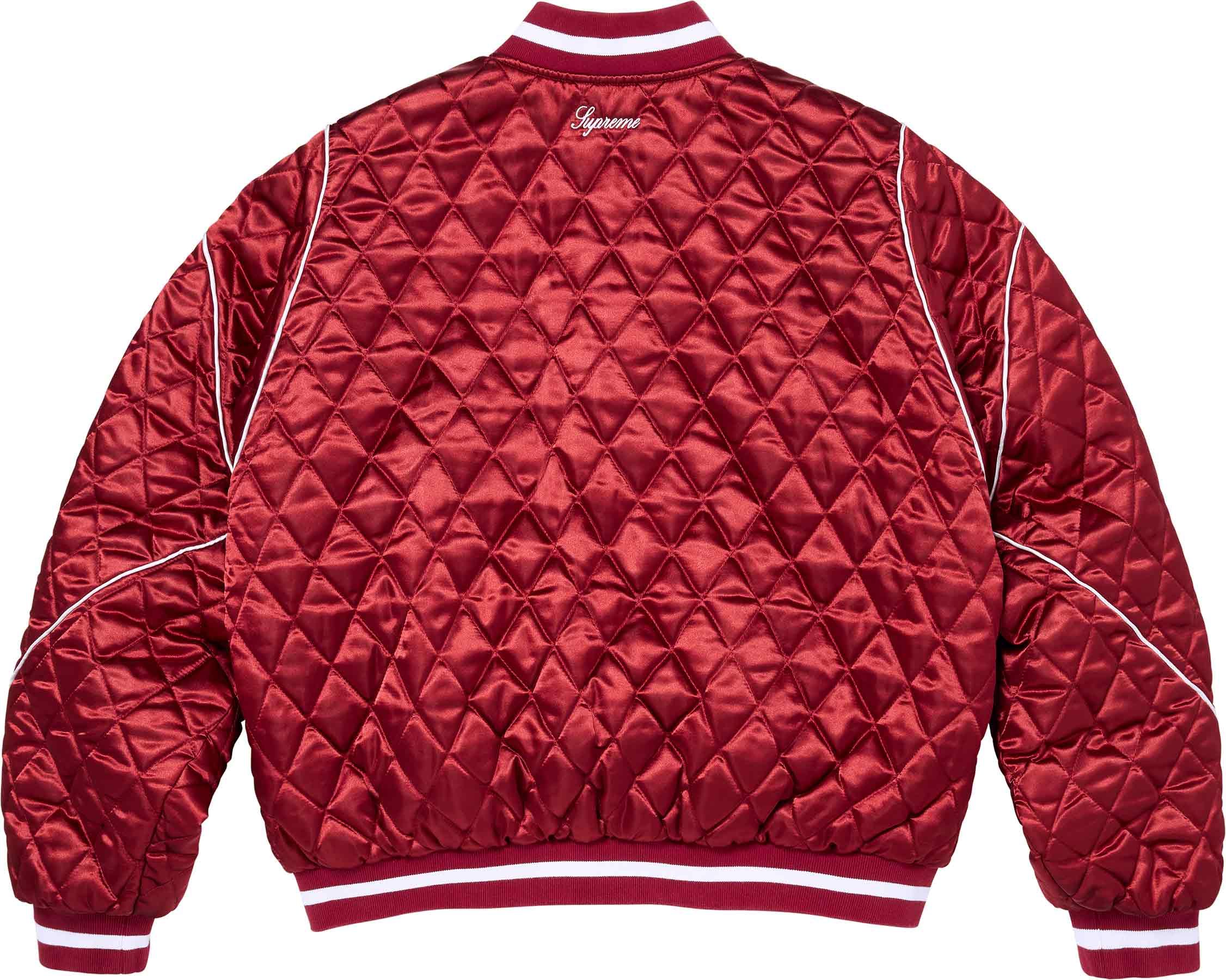 Supreme(シュプリーム) 2026FW Week3 Supreme®/Champion® Quilted Satin Varsity Jacket