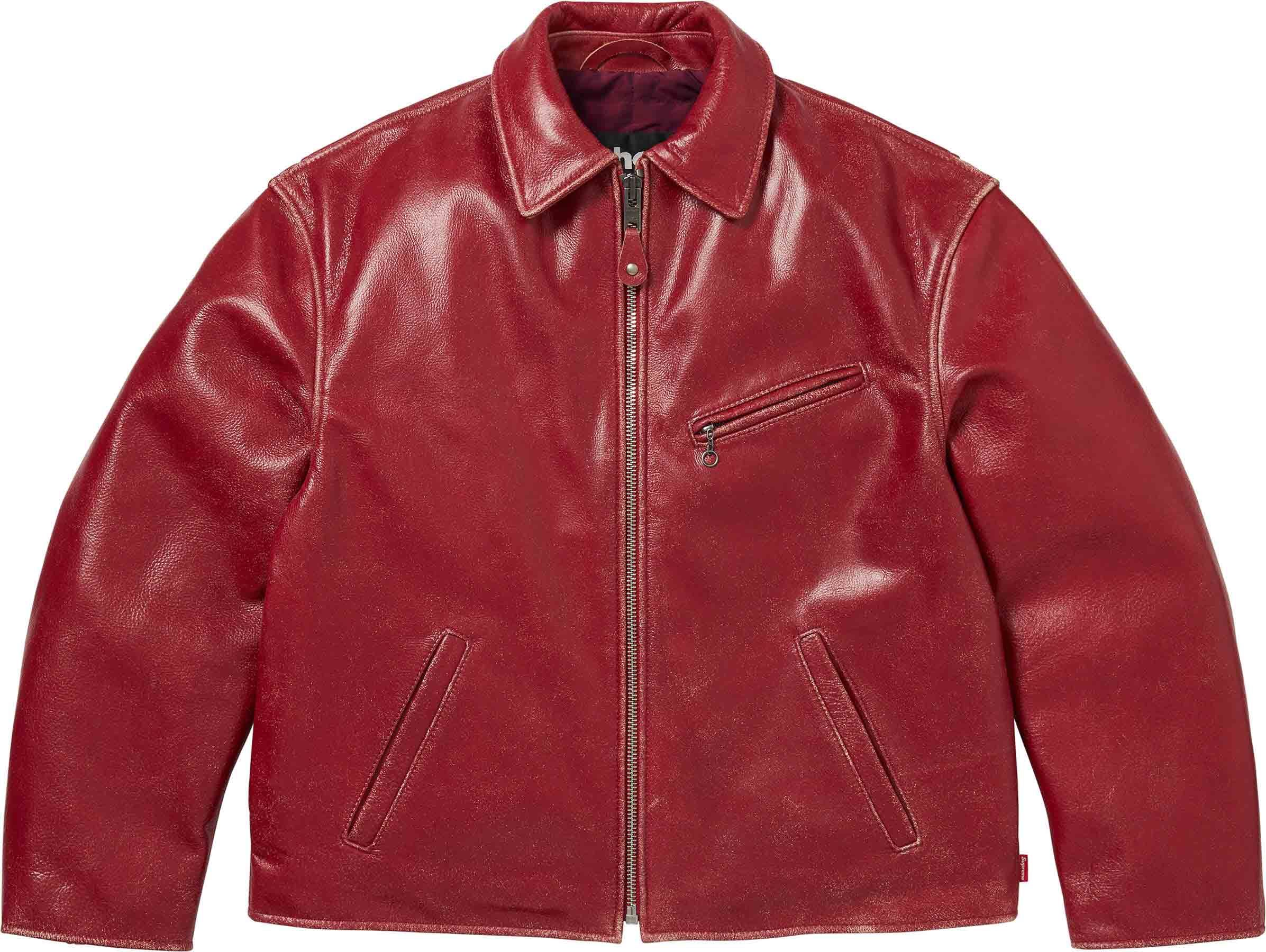 Supreme(シュプリーム) 2026FW Week3 Supreme®/Schott® Distressed Leather Jacket