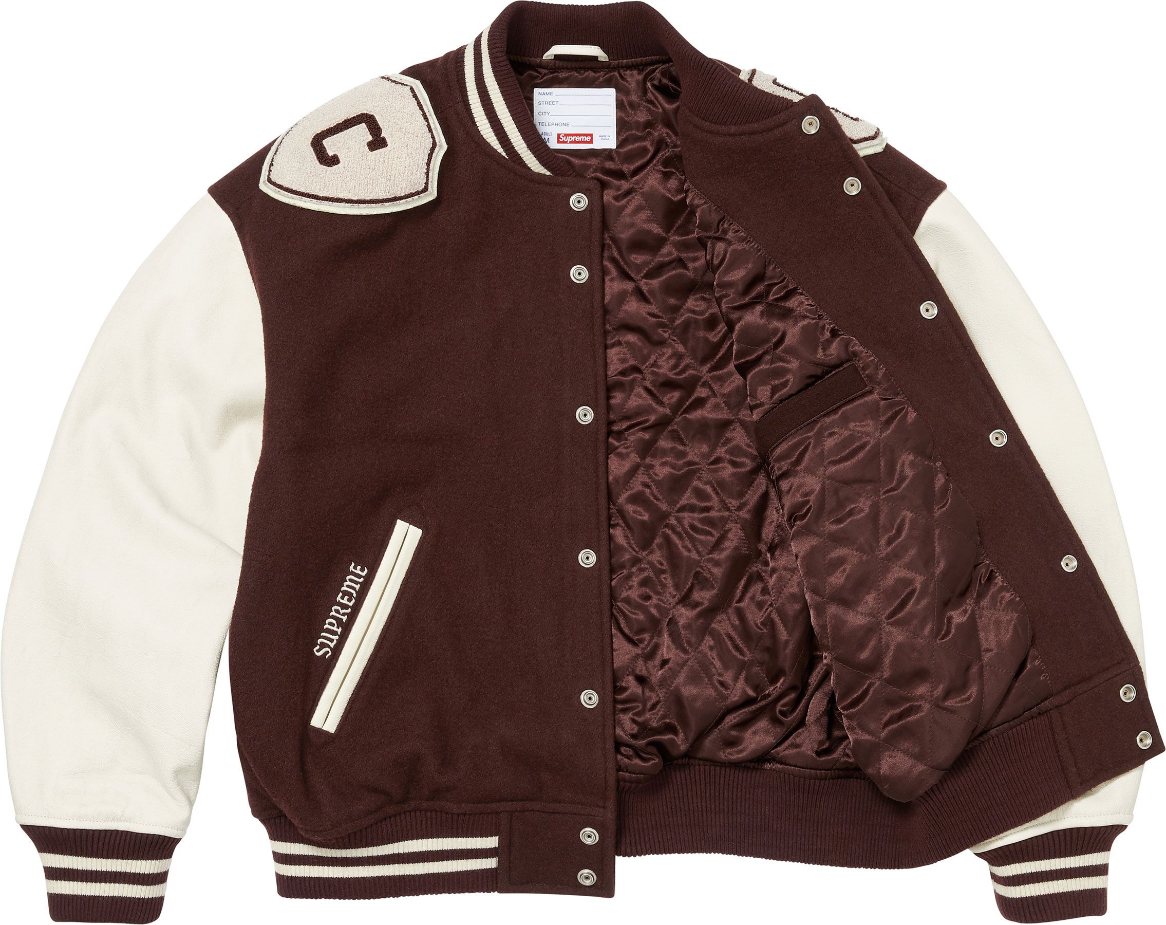 Supreme(シュプリーム) 2026FW Week1 Captains Varsity Jacket