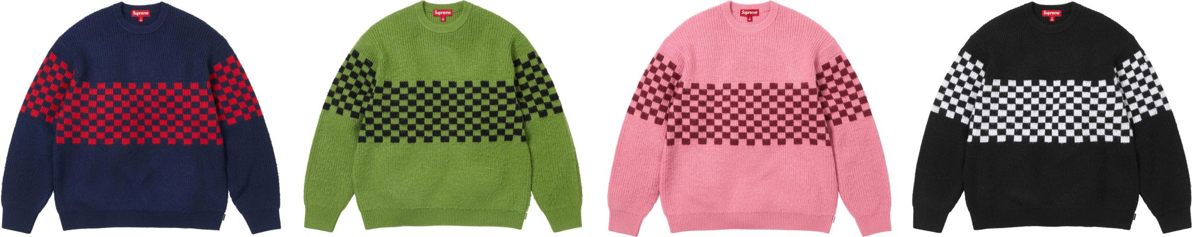 Supreme(シュプリーム) 2026FW Week1 Supreme(シュプリーム) 20Checkerboard Pilled Sweater26FW Week1