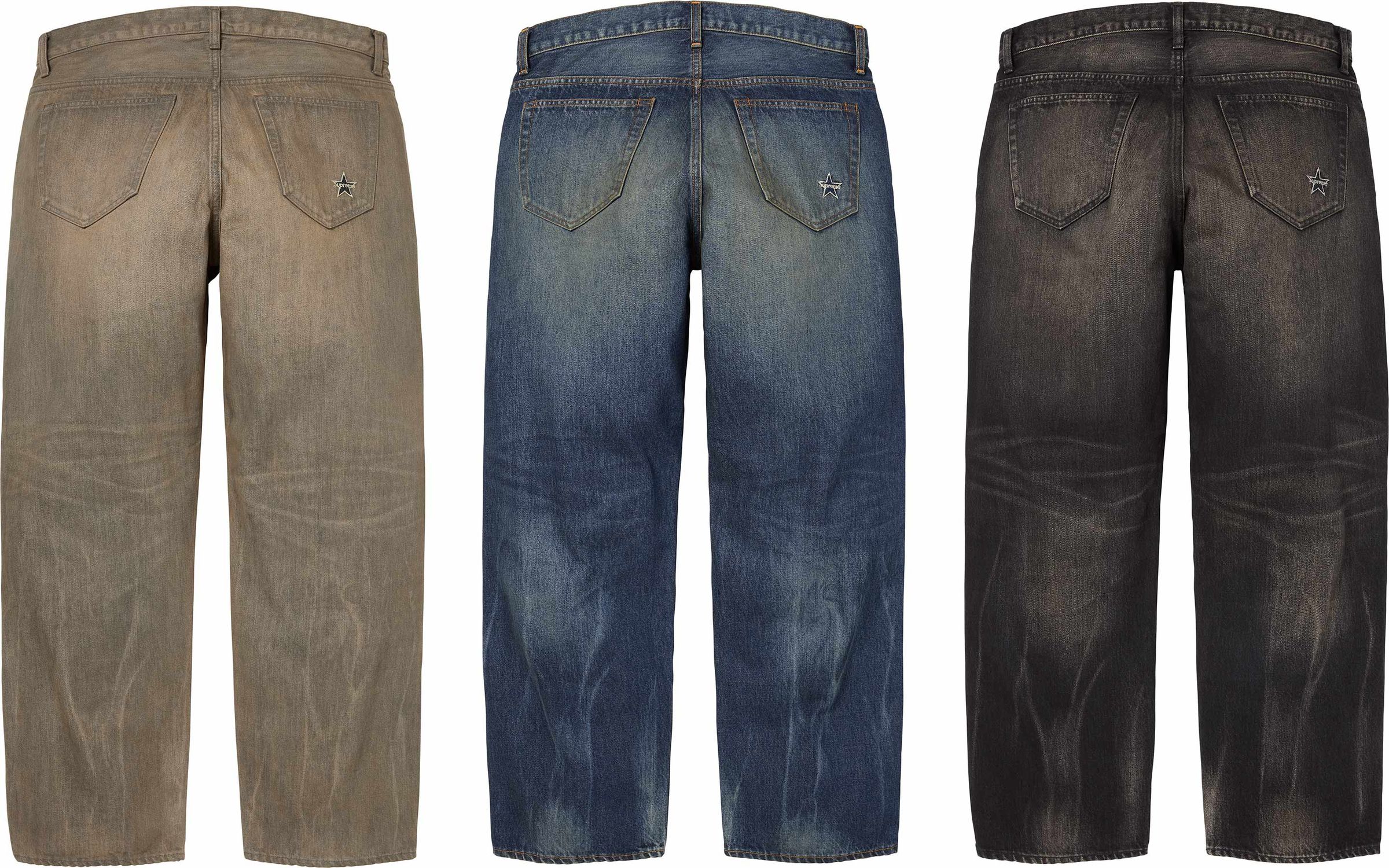 Supreme(シュプリーム) 2026FW Week1 Distressed Loose Fit Selvedge Jean