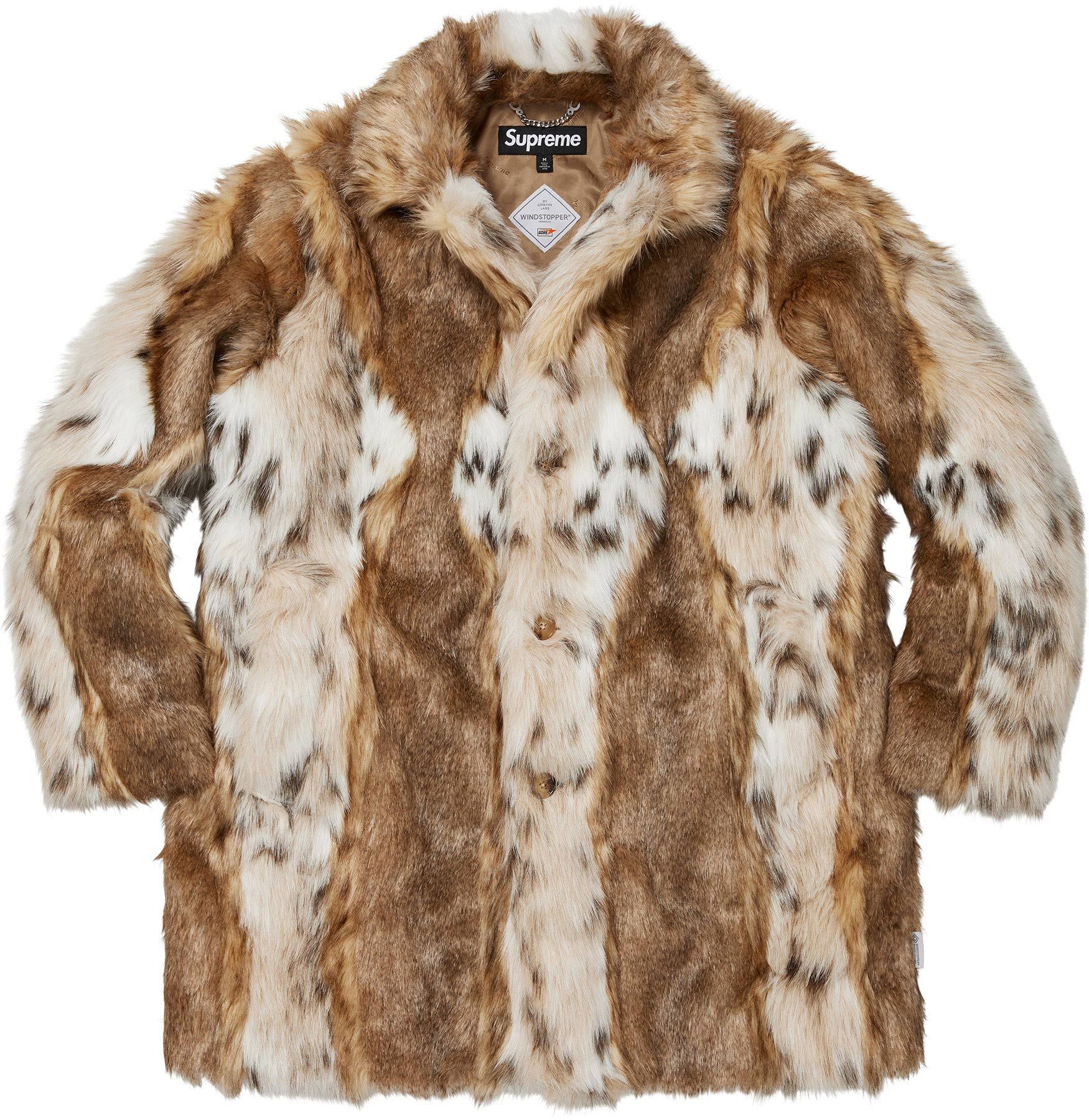 Supreme(シュプリーム) 2026FW Week1 Lynx Faux Fur WINDSTOPPER® Overcoat