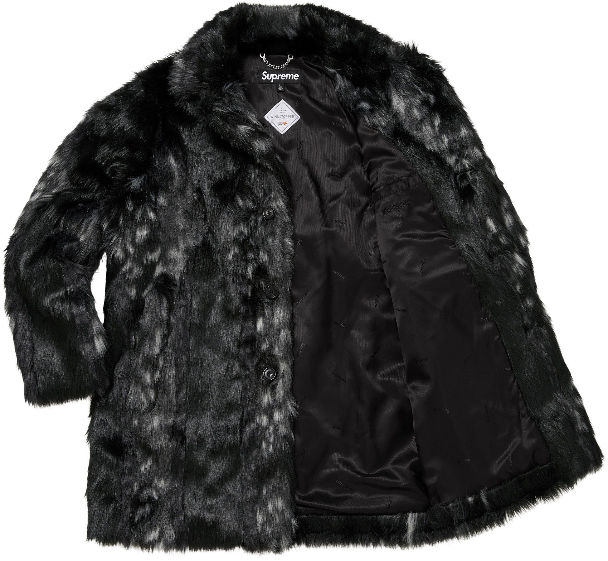 Supreme(シュプリーム) 2026FW Week1 Lynx Faux Fur WINDSTOPPER® Overcoat