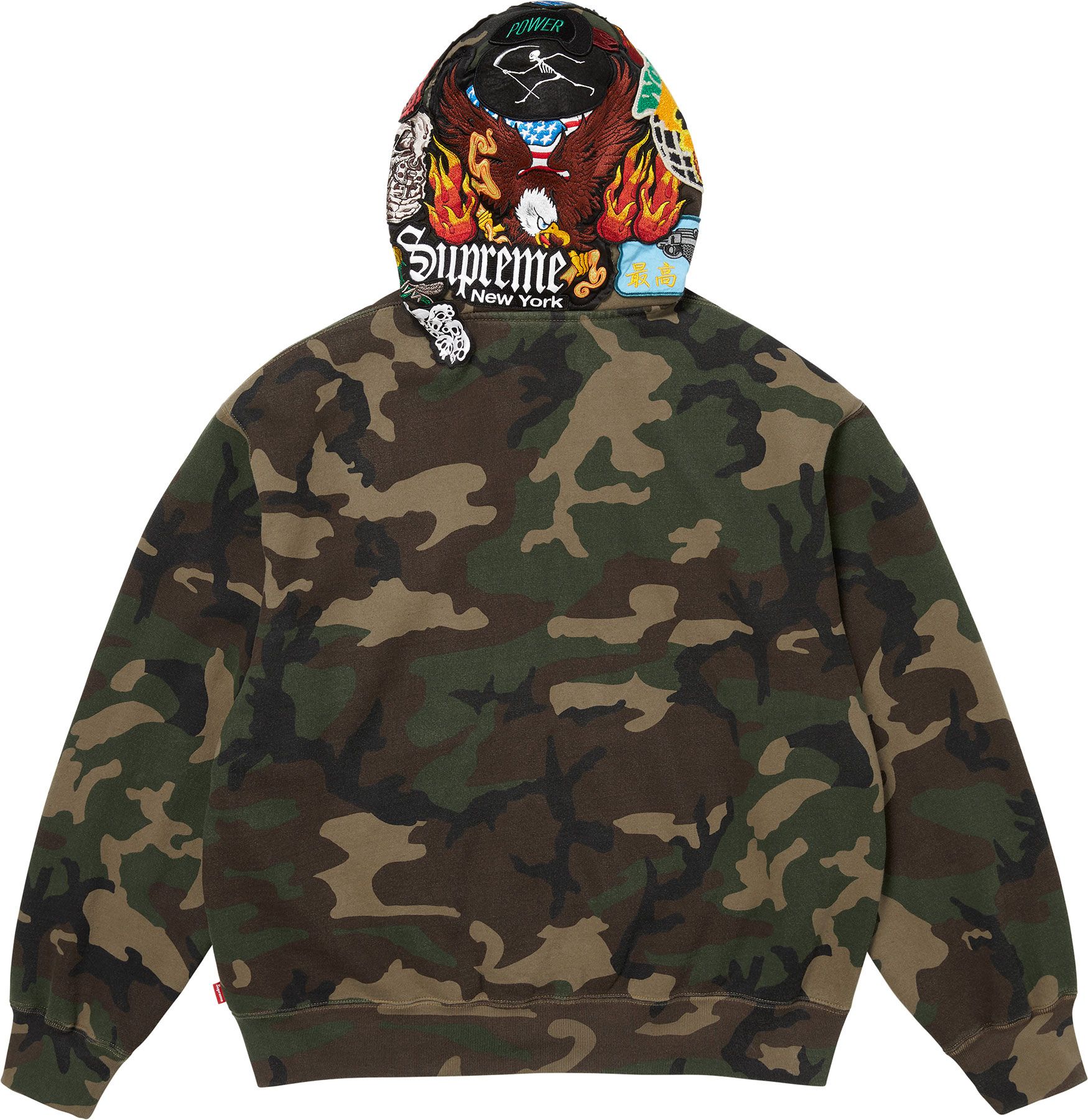 Supreme(シュプリーム) 2026FW Week1 Patches Zip Up Hooded Sweatshirt