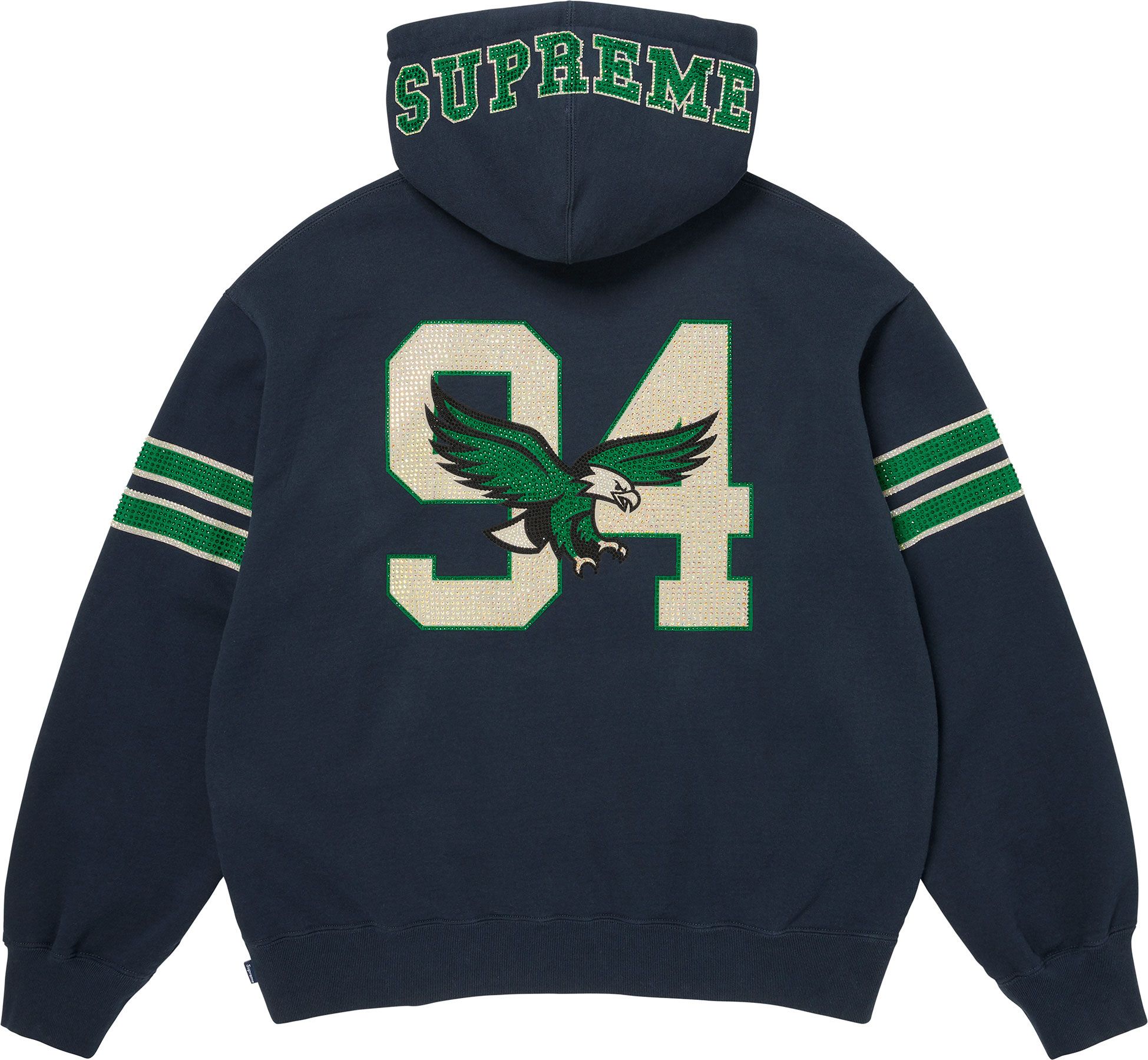 Supreme(シュプリーム) 2026FW Week1 Rhinestone Eagle Hooded Sweatshirt