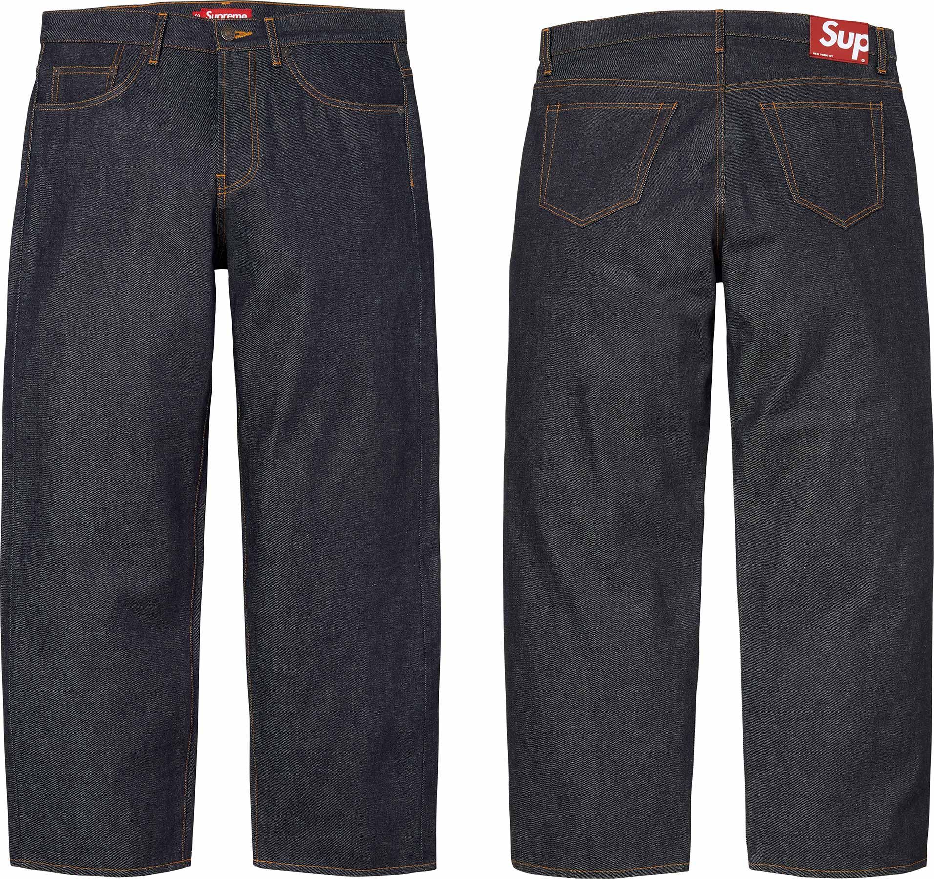 Supreme(シュプリーム) 2026FW Week1 Rigid Loose Fit Selvedge Jean