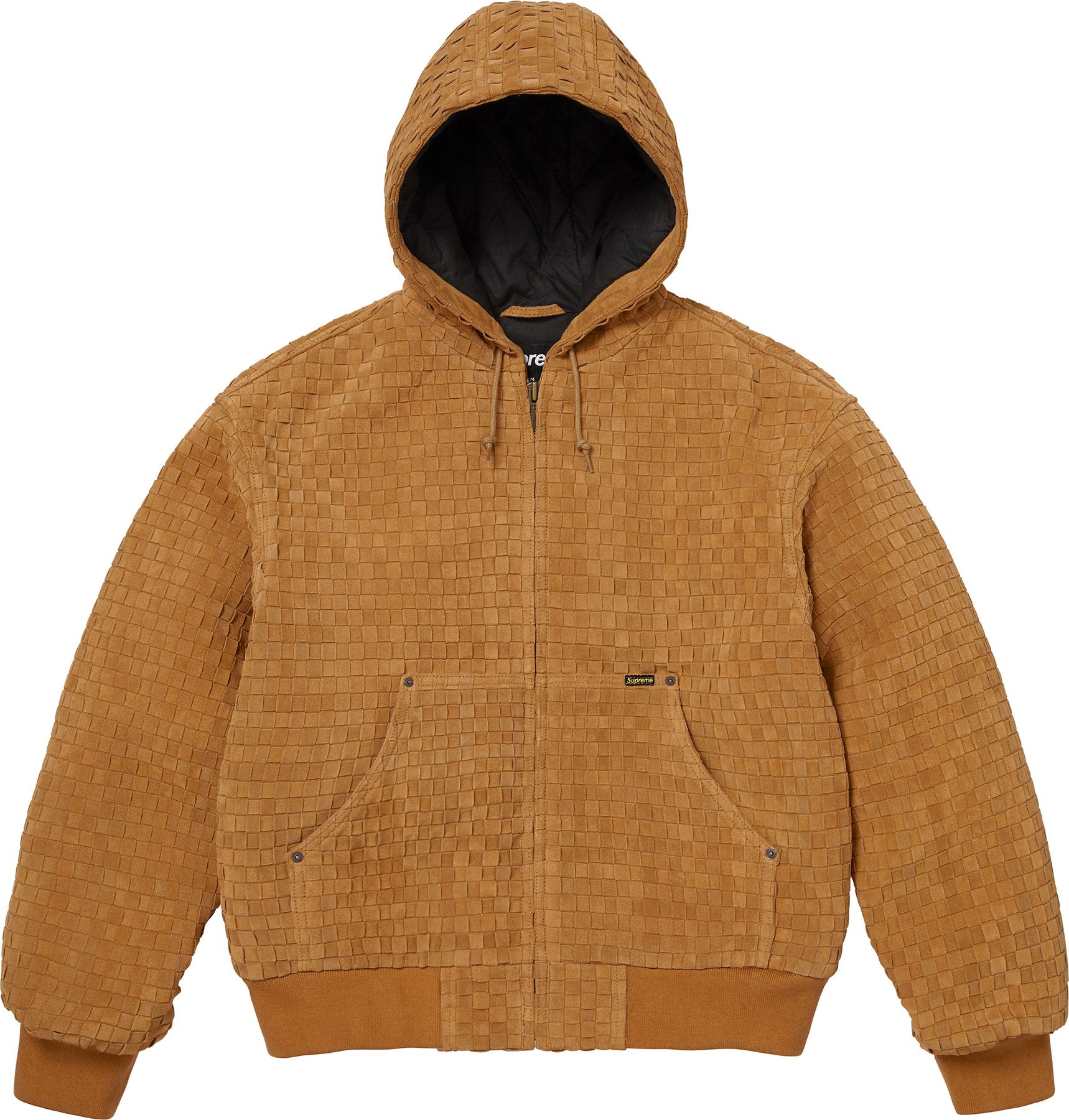 Supreme(シュプリーム) 2026FW Week1 Woven Suede Hooded Work Jacket