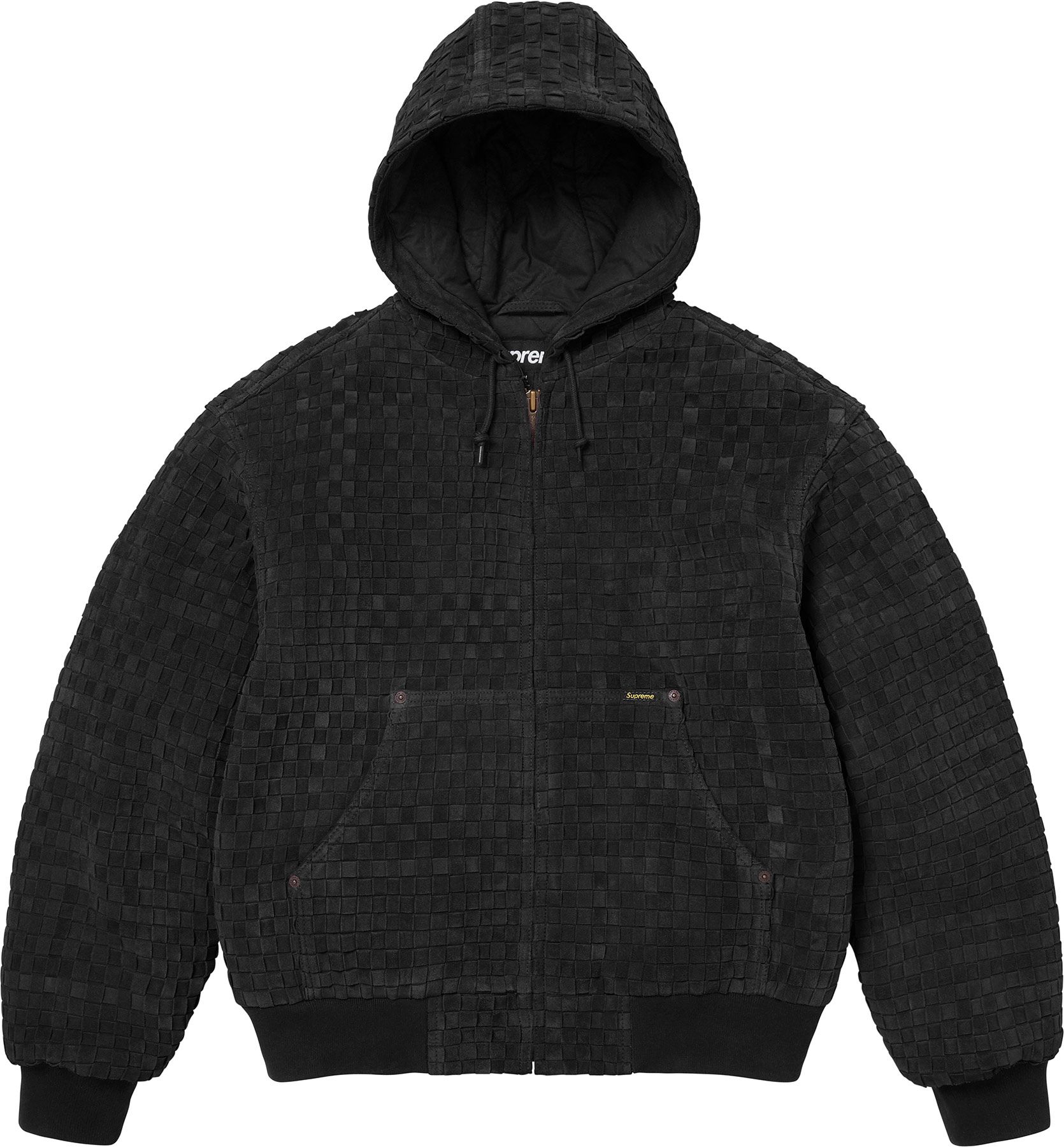 Supreme(シュプリーム) 2026FW Week1 Woven Suede Hooded Work Jacket