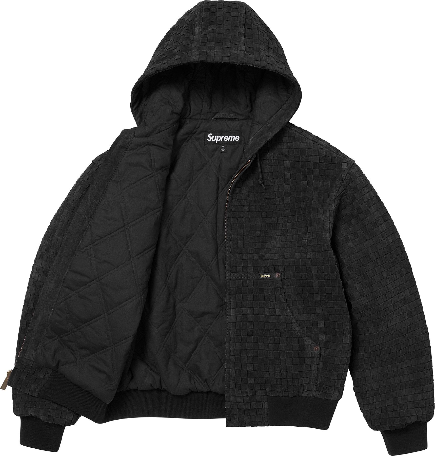Supreme(シュプリーム) 2026FW Week1 Woven Suede Hooded Work Jacket