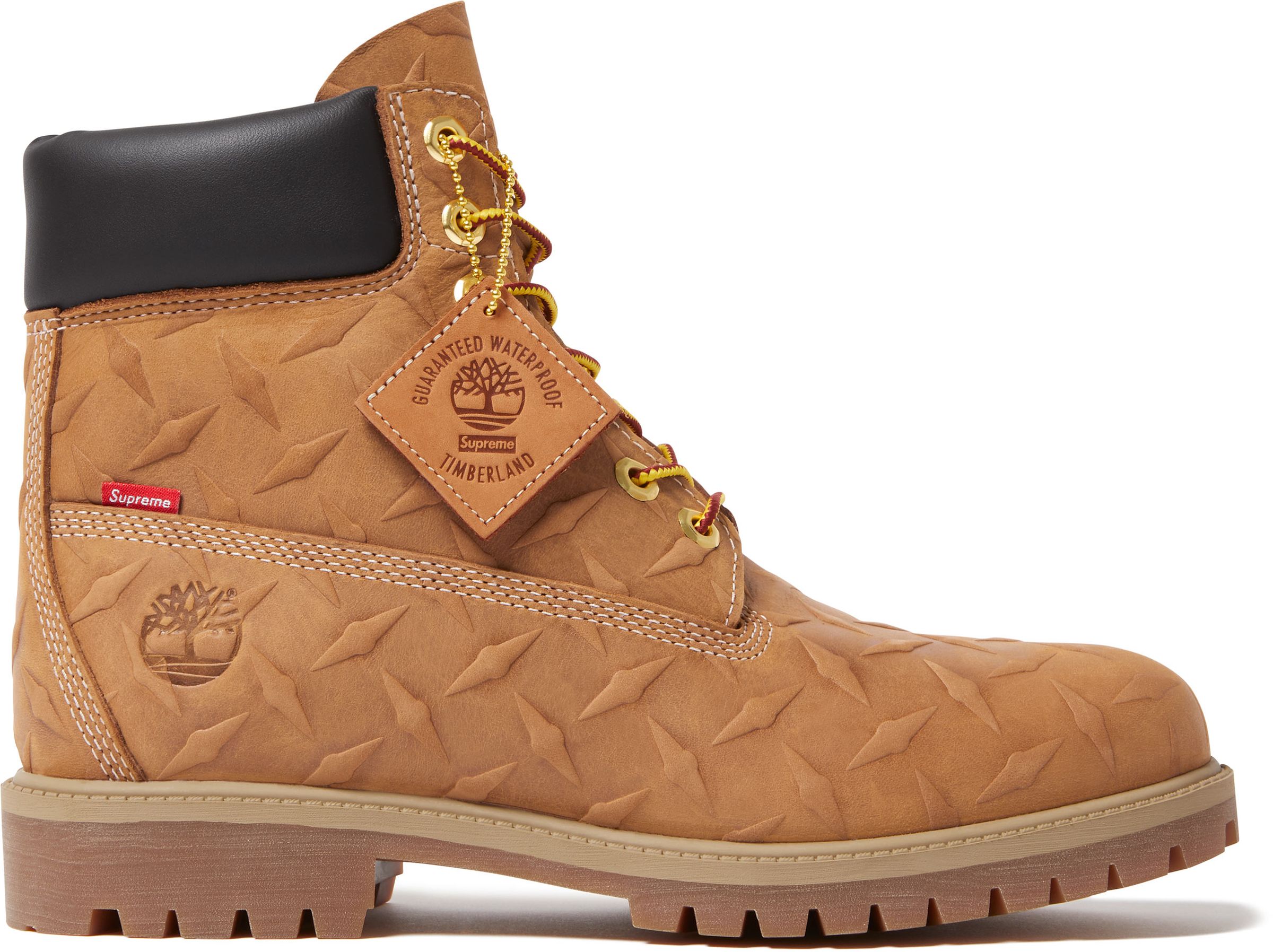 Supreme(シュプリーム) 2026FW Week5 Supreme®/Timberland® Diamond Plate 6" Premium Waterproof Boot