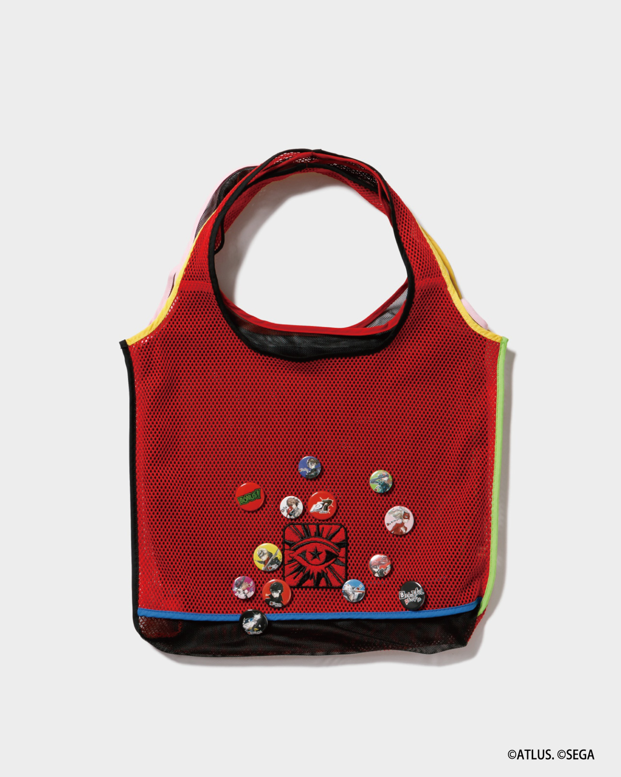 PERSONA 5 the Royal × beautiful people(ペルソナ5 ザ・ロイヤル × ビューティフルピープル)P5R mesh flip bag