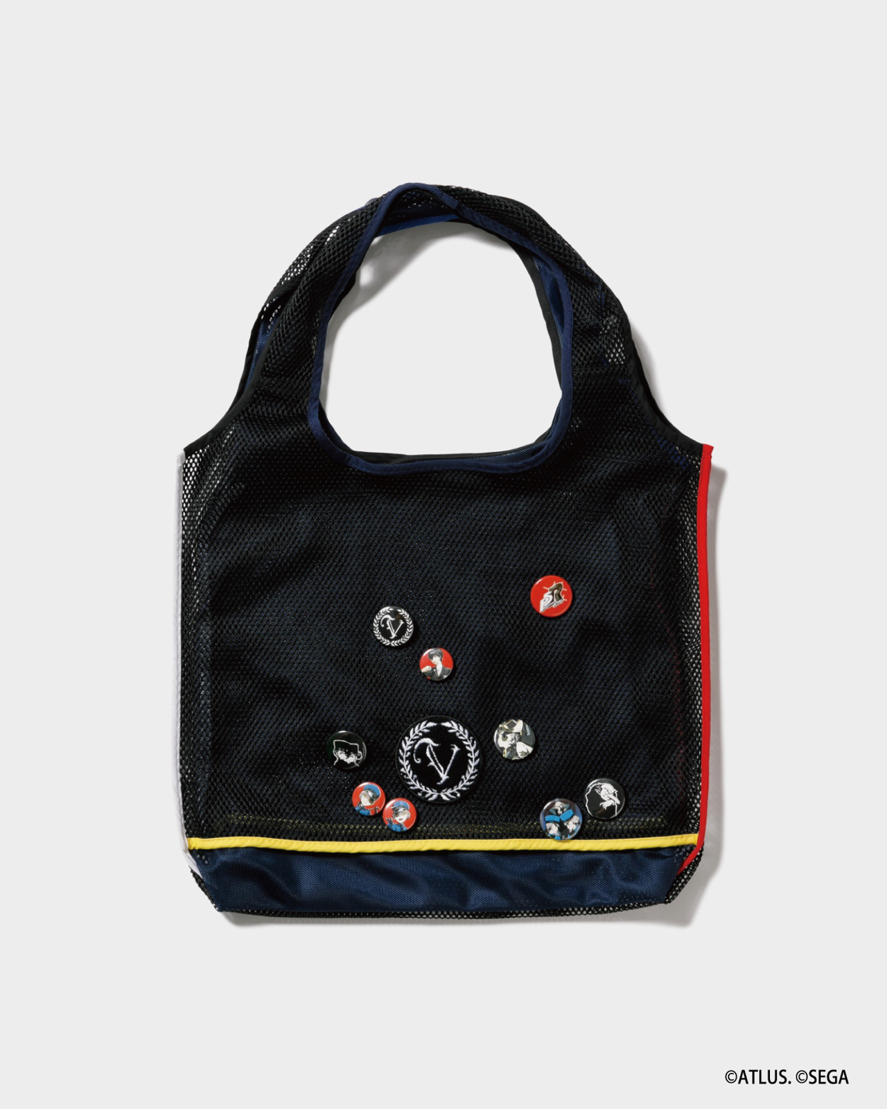 PERSONA 5 the Royal × beautiful people(ペルソナ5 ザ・ロイヤル × ビューティフルピープル)P5R mesh flip bag