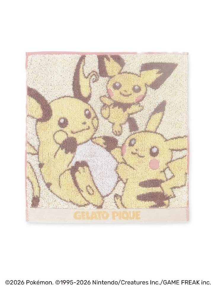 ポケモン x ジェラートピケ 2026コラボ ハンドタオル|PWGG264503
