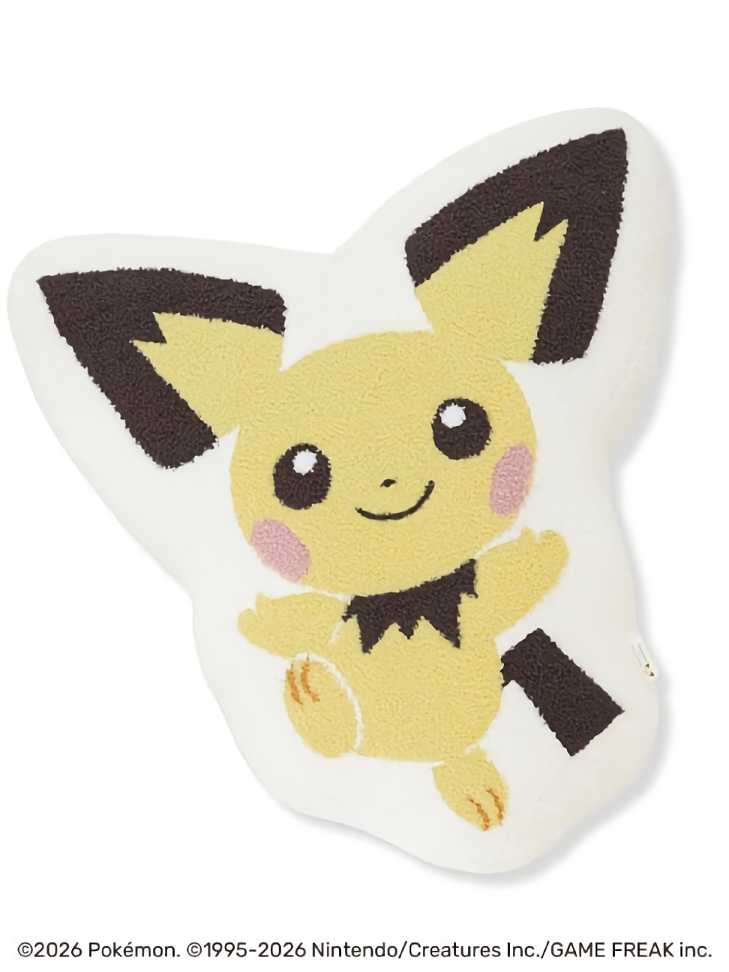 ポケモン x ジェラートピケ 2026コラボ ベビモコピチュークッション|PSGG264800