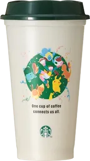 スタバ × ポケモン リユーザブルカップ コーヒーコネクション 473ml