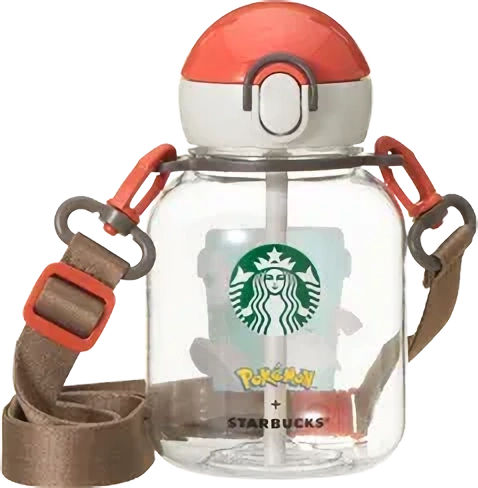 スタバ × ポケモン ストラップ付ストロータンブラー コーヒーアドベンチャー 458ml