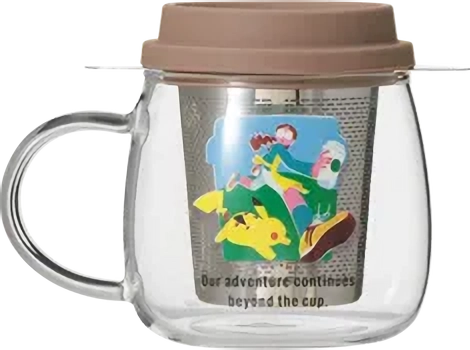 スタバ × ポケモン SSストレーナー付き耐熱グラスマグ コーヒーアドベンチャー 296ml