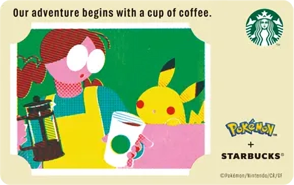 スタバ × ポケモン スターバックス カード Pokémon