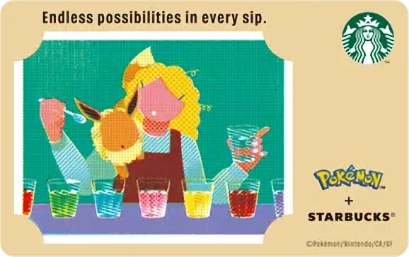 スタバ × ポケモン スターバックス カード Pokémon