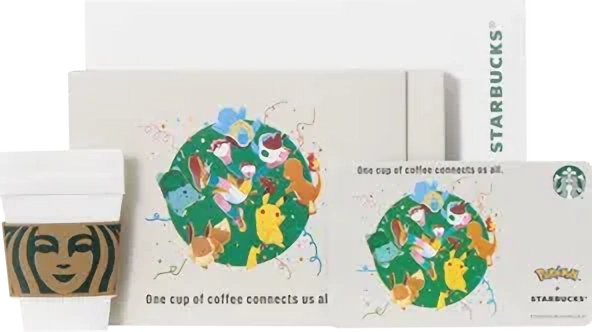 スタバ × ポケモン スターバックス カード ギフト