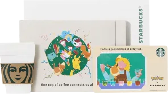 スタバ × ポケモン スターバックス カード ギフト
