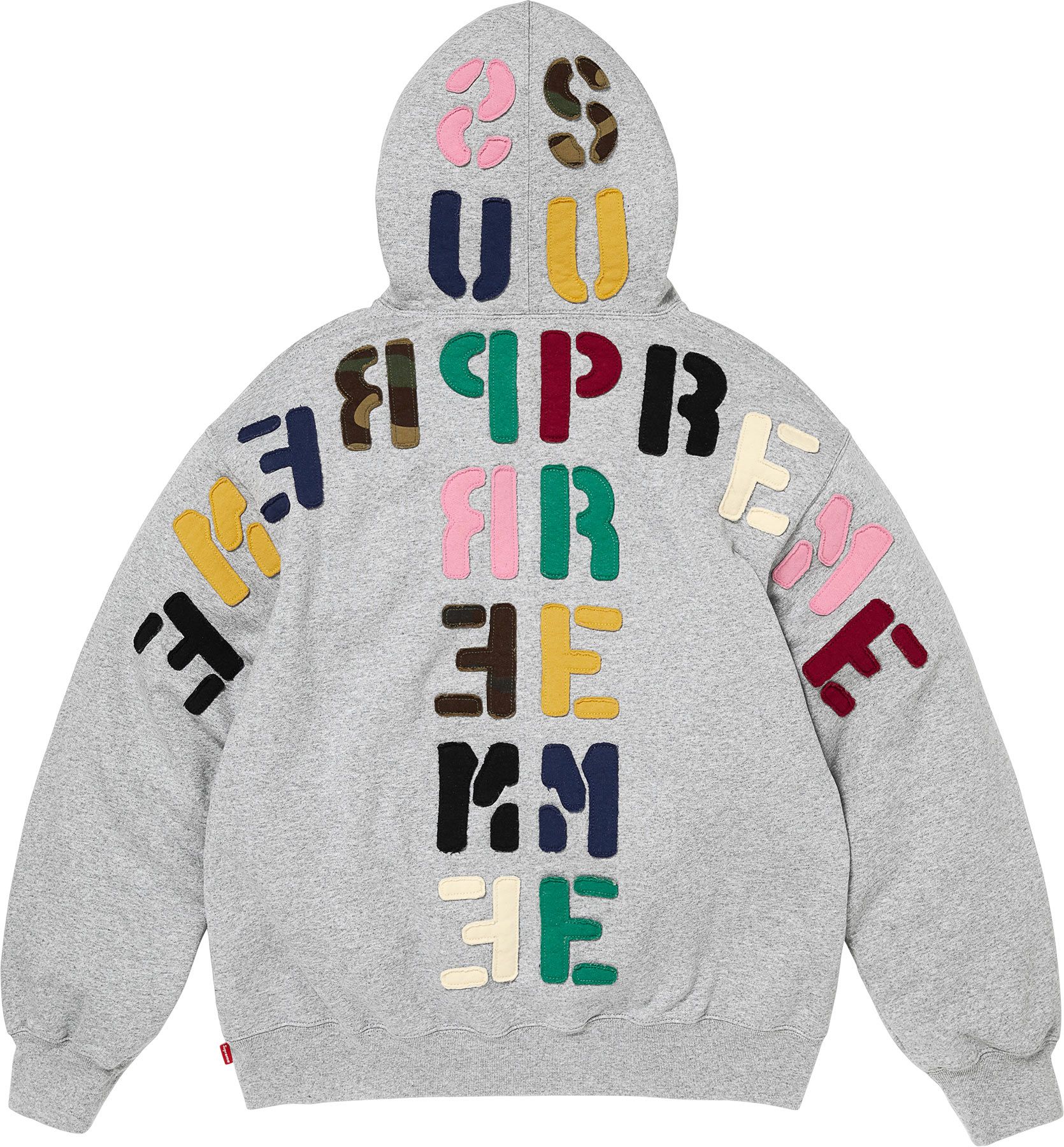 Supreme(シュプリーム) 2026FW Week7 Mirrored Appliqué Hooded Sweatshirt