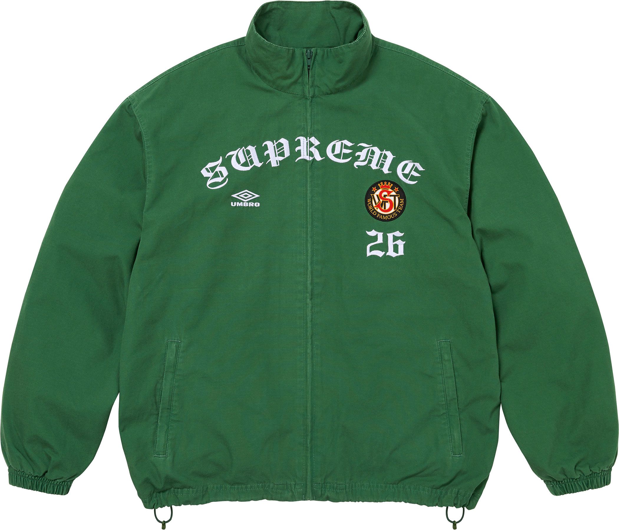 Supreme(シュプリーム) 2026FW Week7 Supreme®/Umbro® Cotton Ripstop Track Jacket