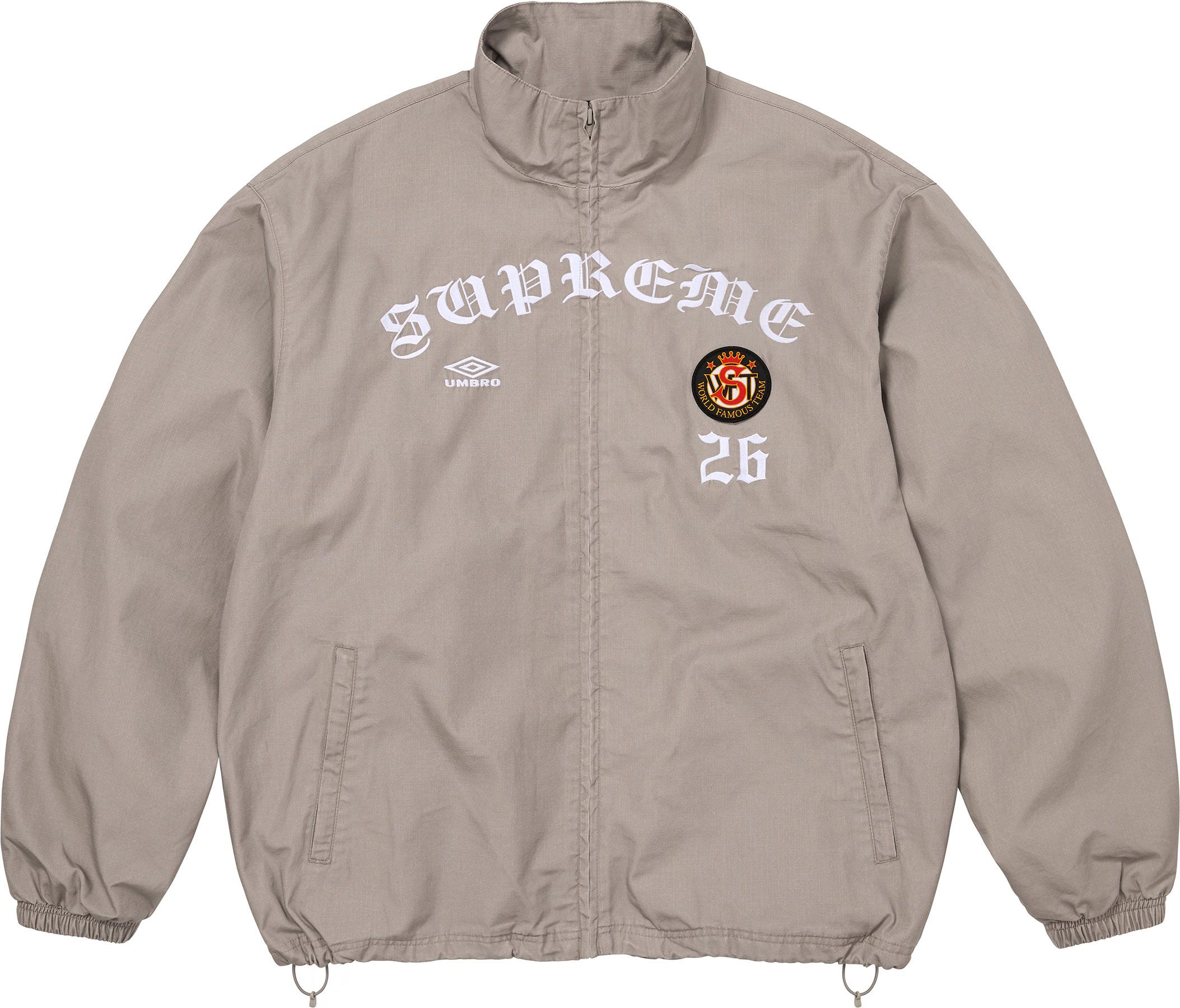 Supreme(シュプリーム) 2026FW Week7 Supreme®/Umbro® Cotton Ripstop Track Jacket