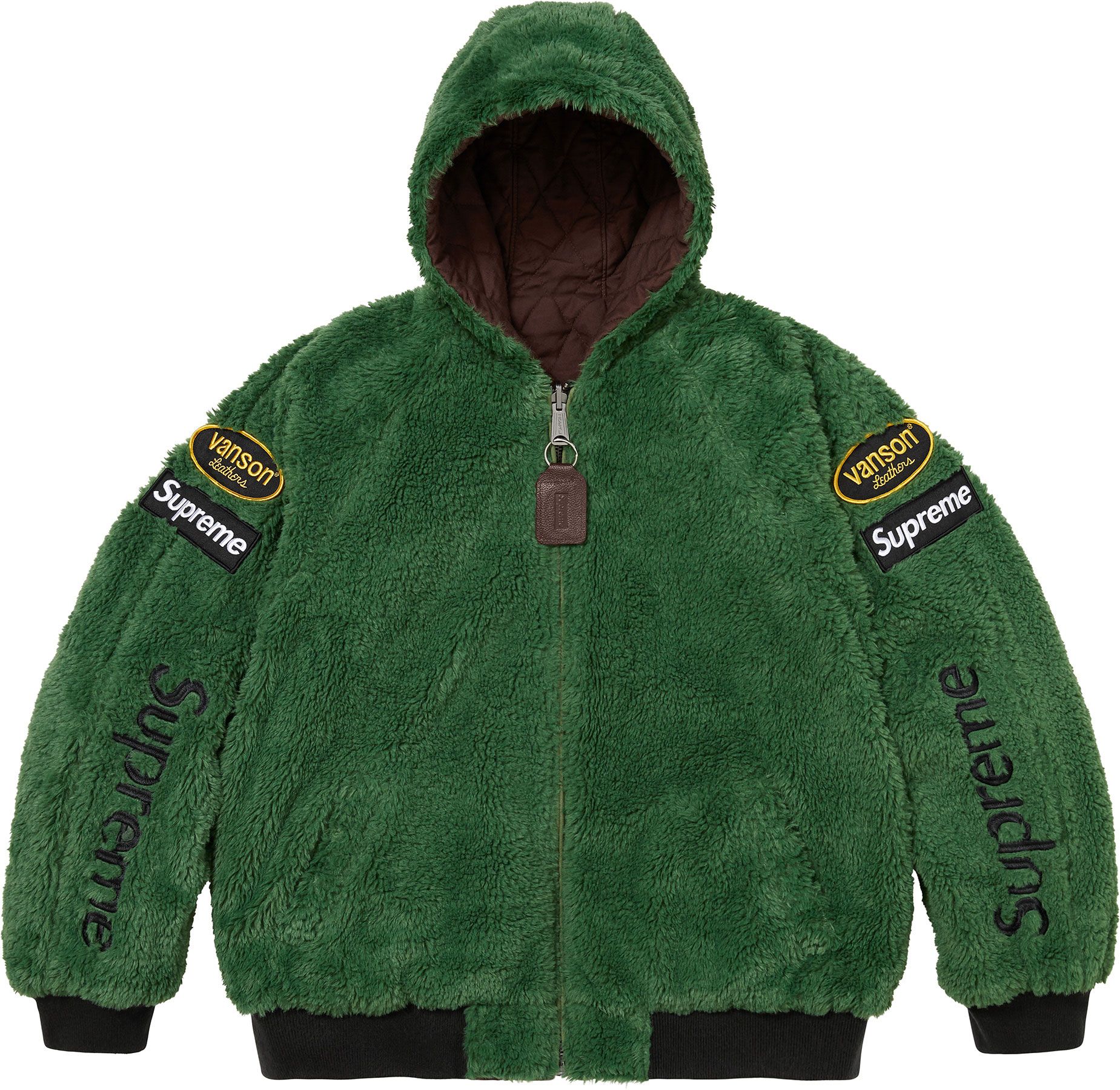 Supreme(シュプリーム) 2026FW Week7 Supreme®/Vanson Leathers® Reversible Quilted Hooded Jacket
