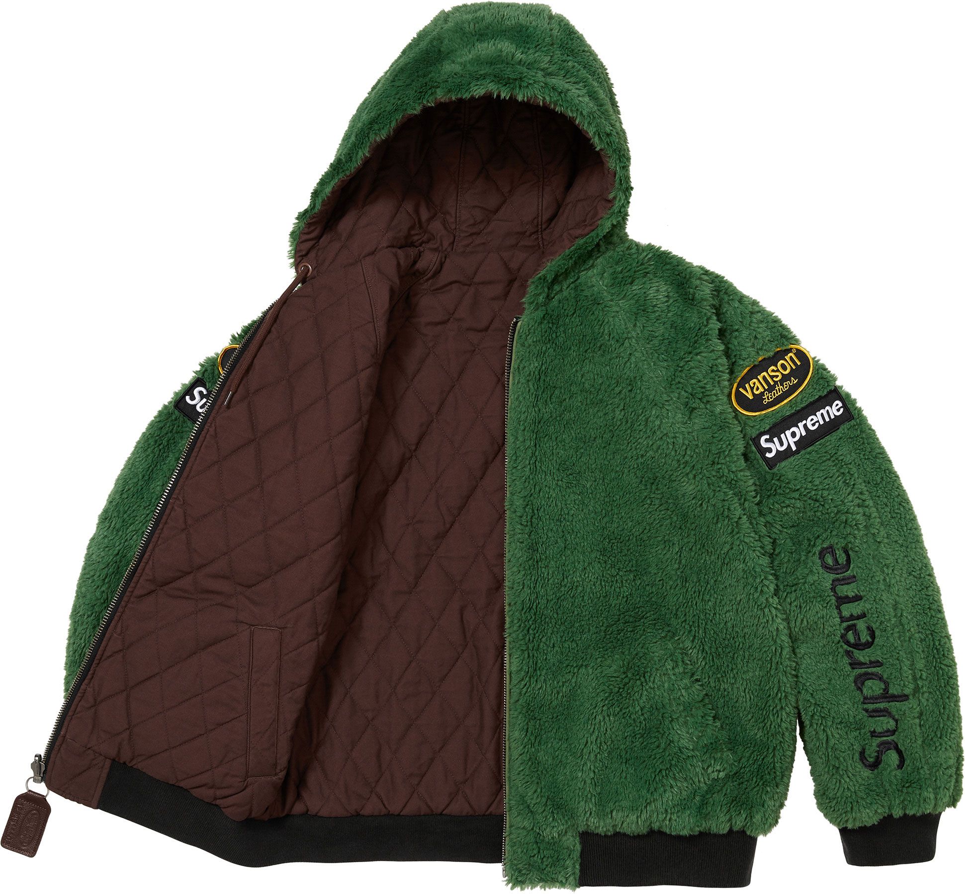 Supreme(シュプリーム) 2026FW Week7 Supreme®/Vanson Leathers® Reversible Quilted Hooded Jacket