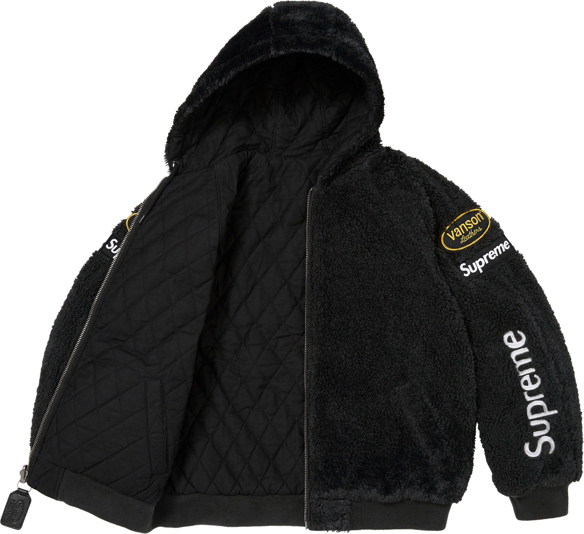 Supreme(シュプリーム) 2026FW Week7 Supreme®/Vanson Leathers® Reversible Quilted Hooded Jacket