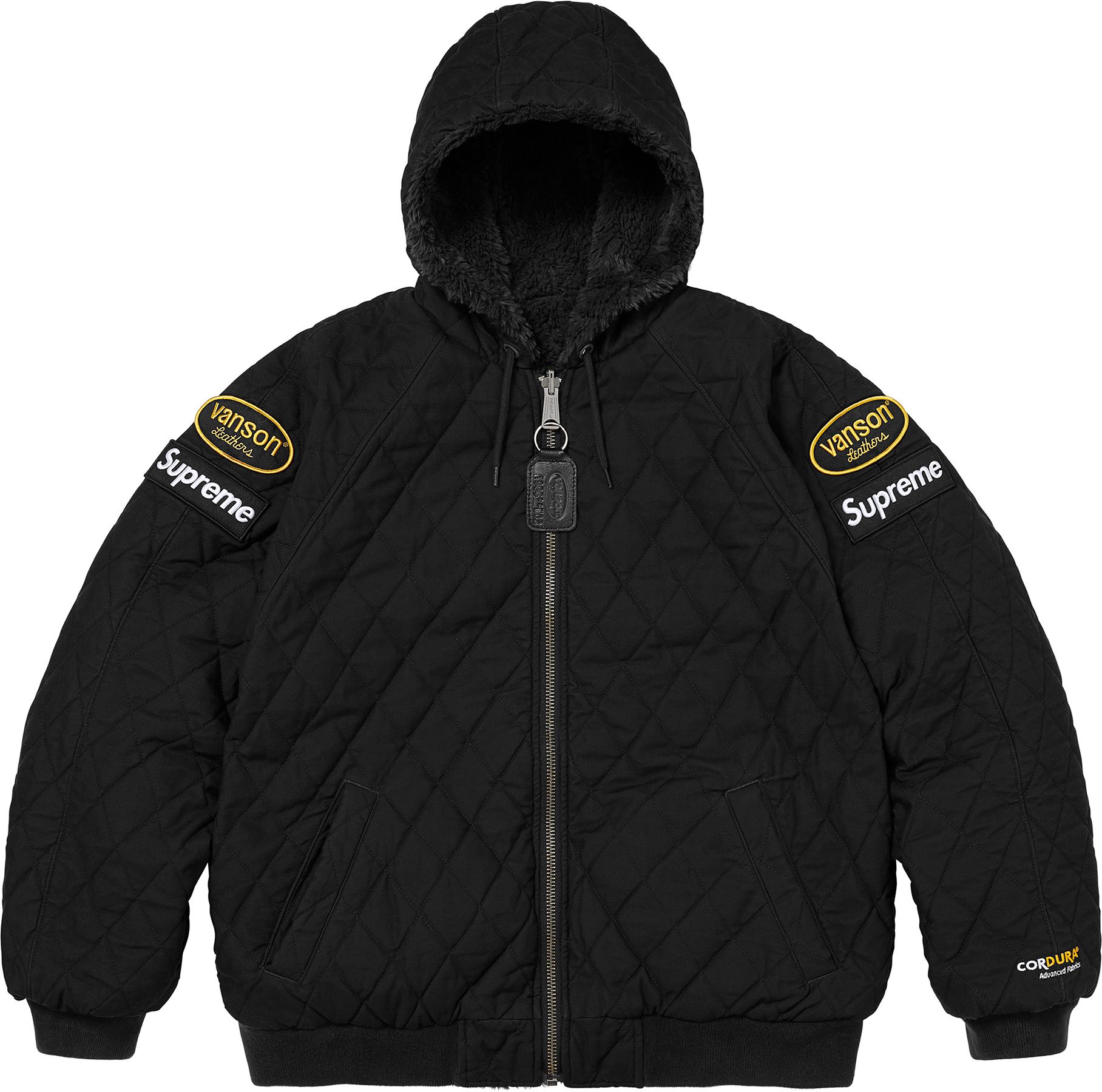 Supreme(シュプリーム) 2026FW Week7 Supreme®/Vanson Leathers® Reversible Quilted Hooded Jacket