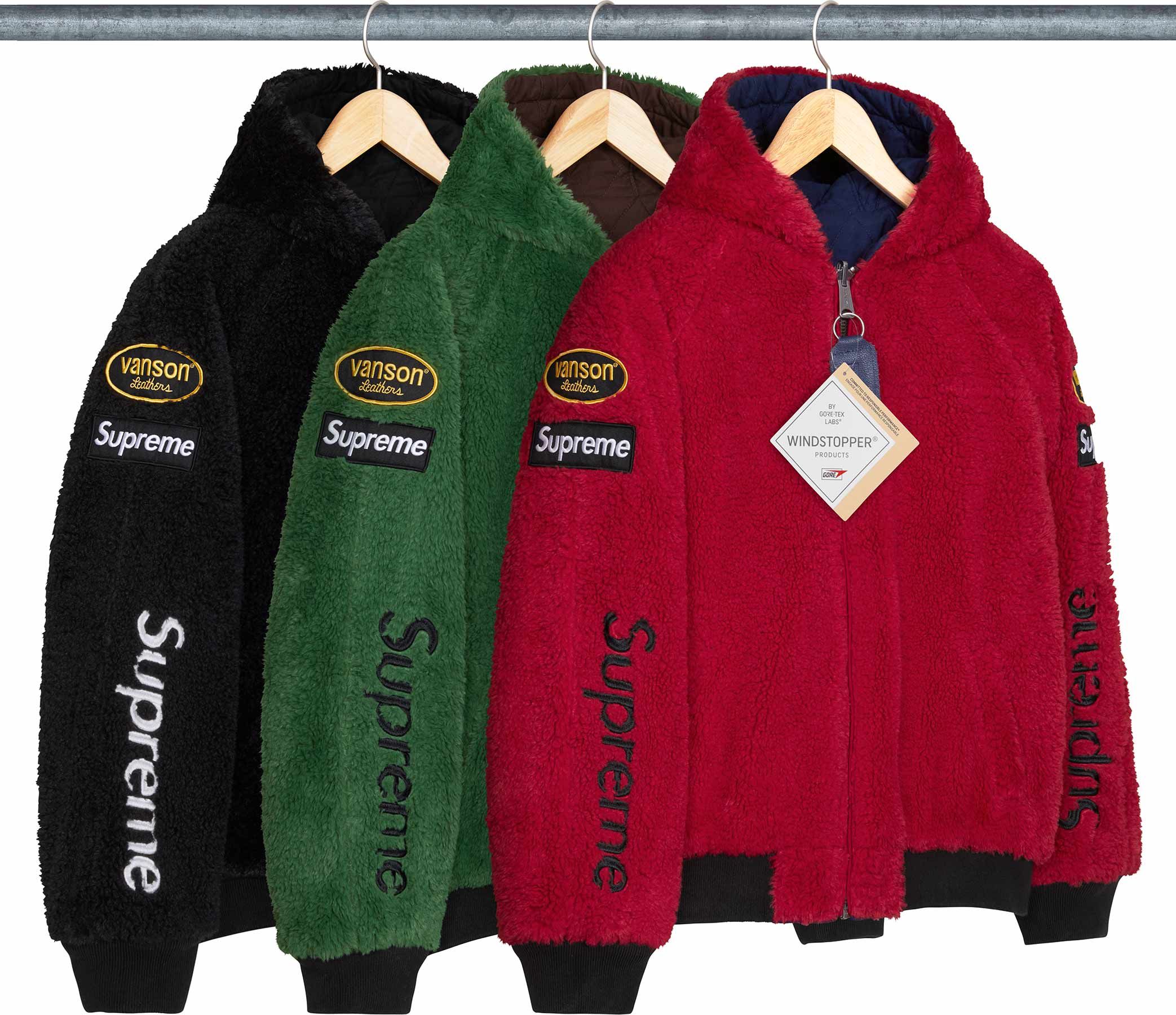 Supreme(シュプリーム) 2026FW Week7 Supreme®/Vanson Leathers® Reversible Quilted Hooded Jacket