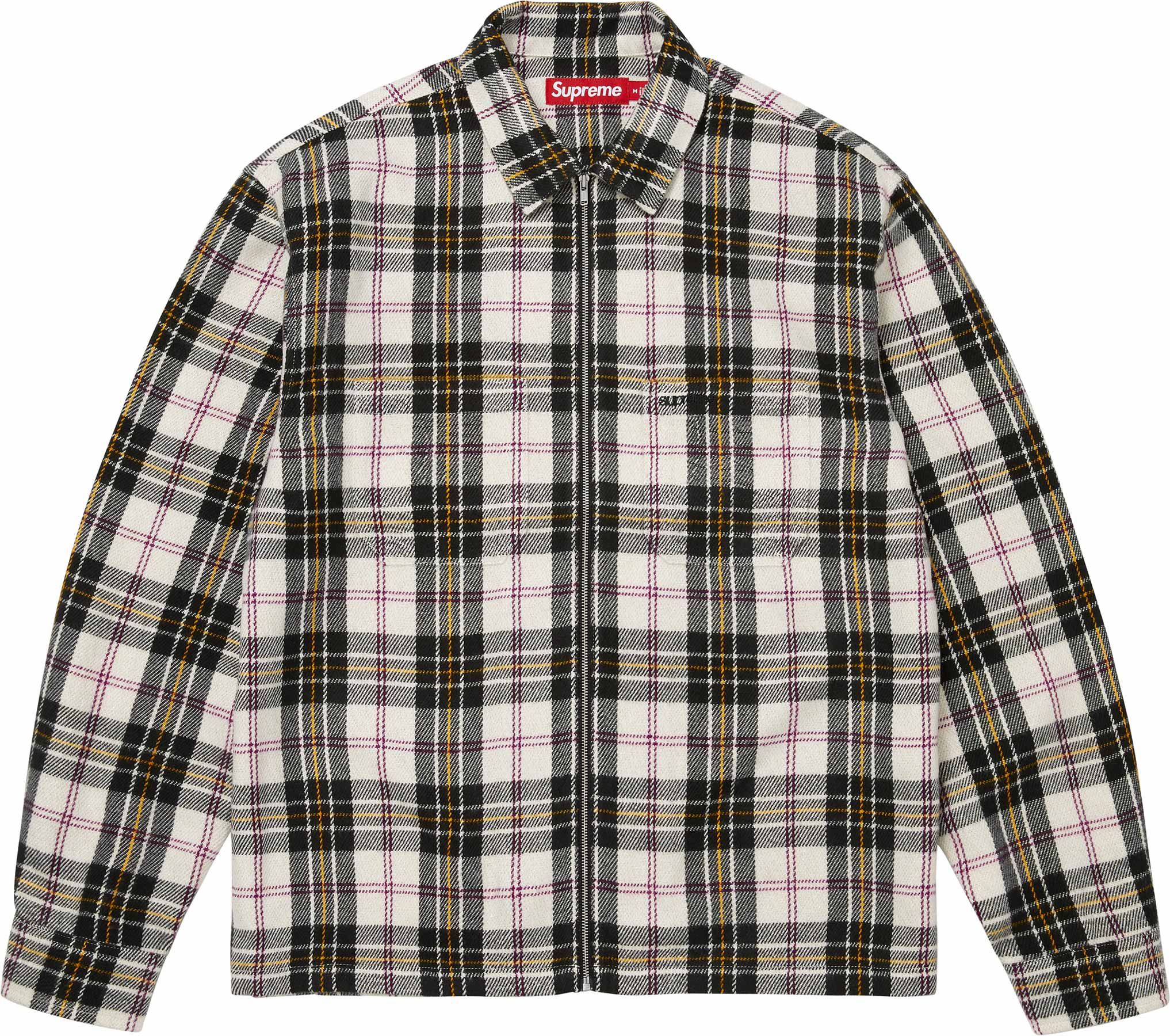 Supreme（シュプリーム） 2026FW Week10 Metallic Flannel Zip Up Shirt
