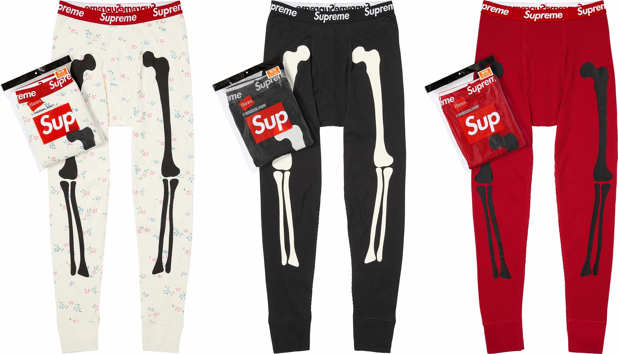Supreme（シュプリーム） 2026FW Week10 Supreme®/Hanes® Bones Thermal Pant (1 Pack)