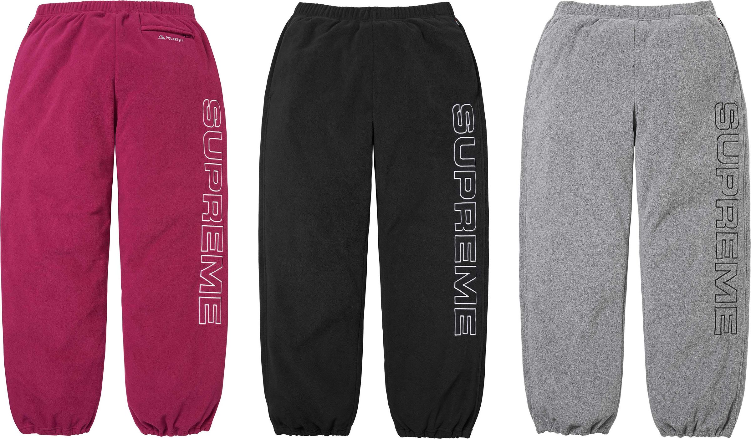 Supreme（シュプリーム） 2026FW Week11 Spellout Embroidered Polartec® Pant